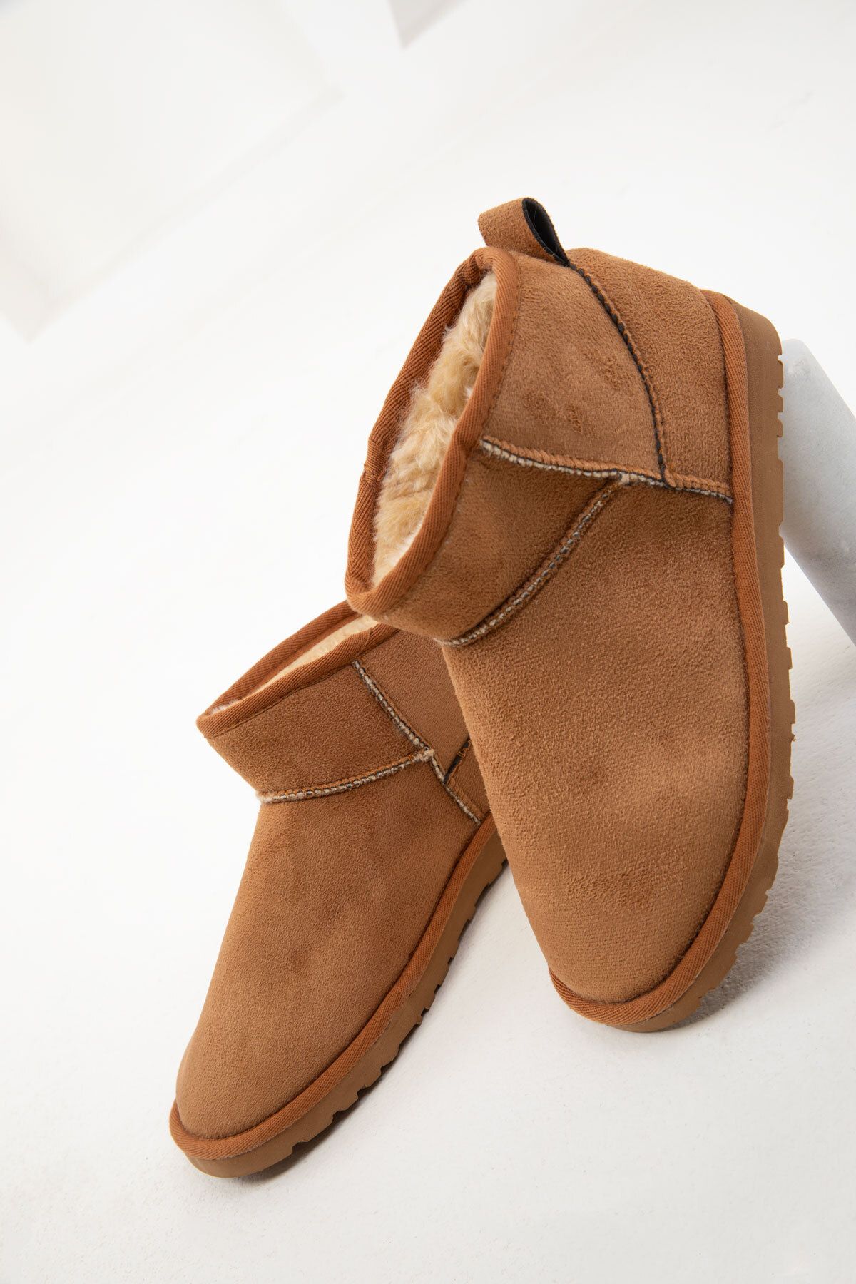 SOHO-Tan Suede Γυναικείες Μπότες - 20024 Model Bootie 4