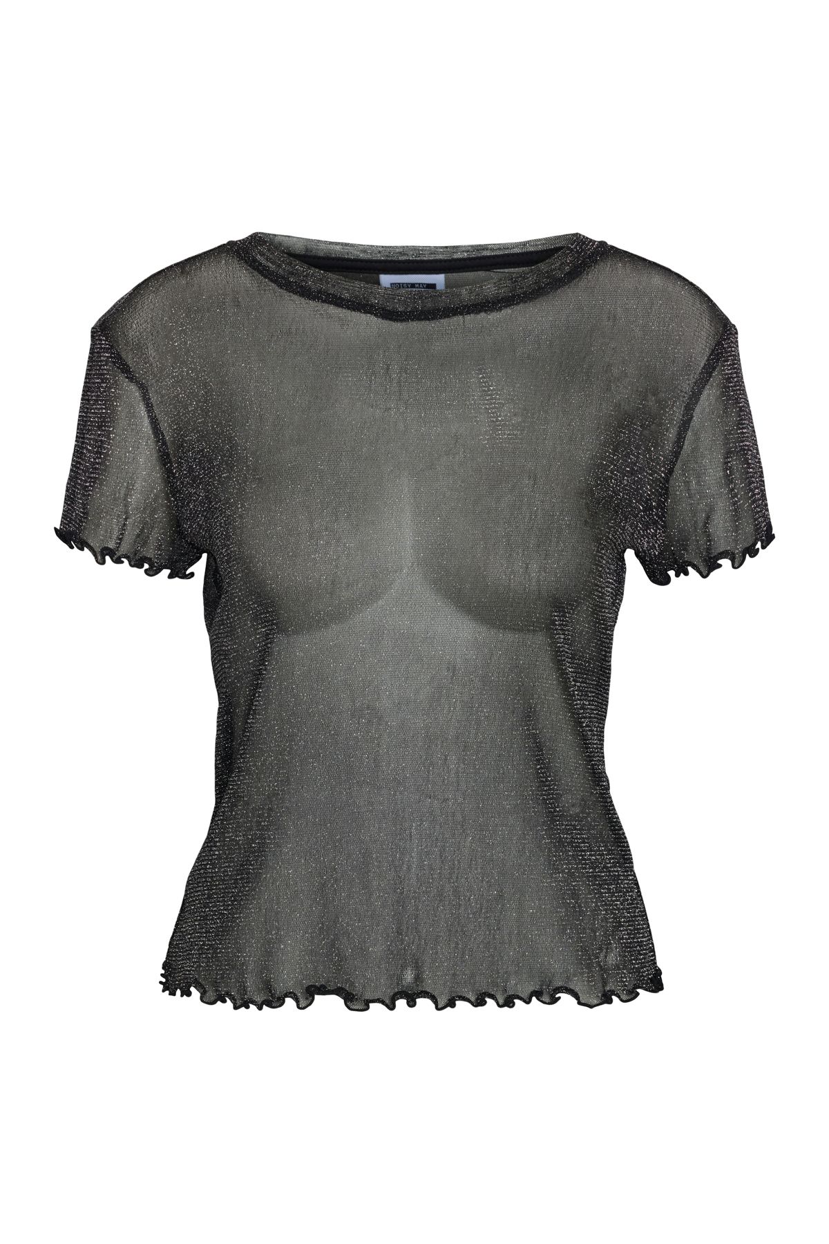 Noisy May Bluzka - Zamknięty Dekolt Fem Knit Nyl85/mtf15 Kobieta - M