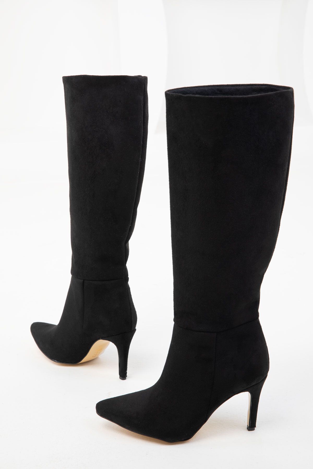 SOHO-Black Suede Women's Boots 20029 2