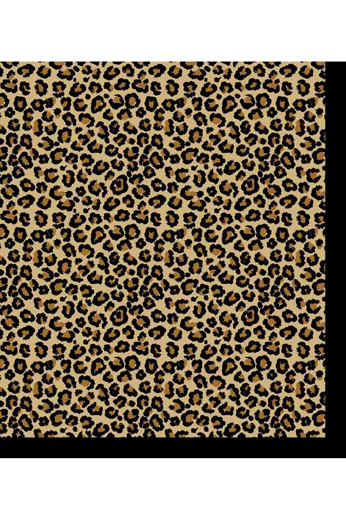 Razz Moda-Leopard Patterned Digital Printed Round Tablecloth 3