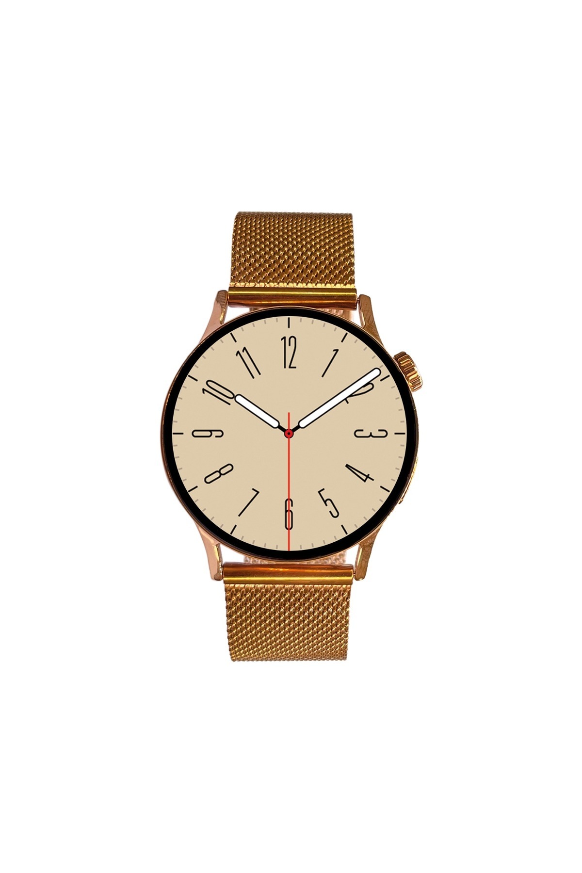 LOGIA Gt2 Akıllı Saat Rose Gold Metal Kordon Çinko Alaşım Kasa