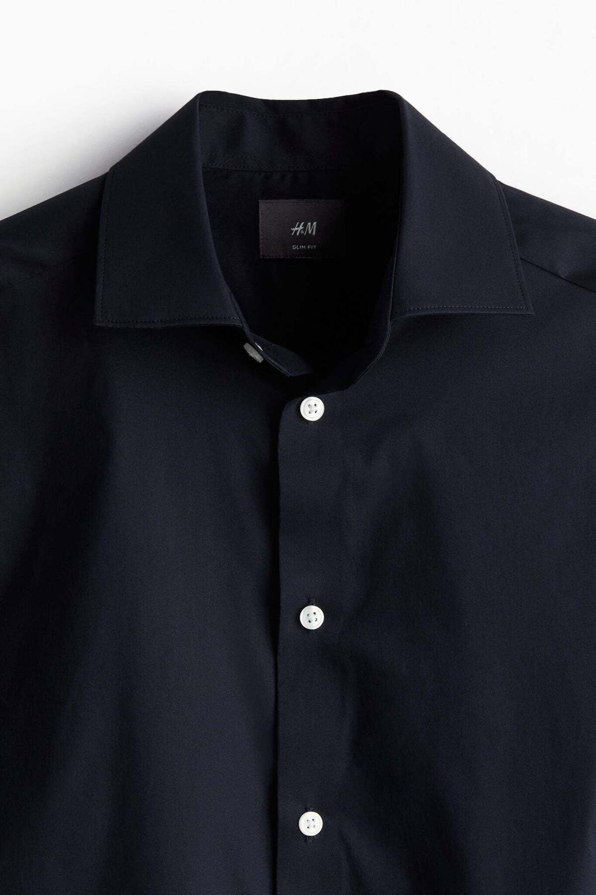 H&M-قميص مطاطي بقصّة Slim Fit 5