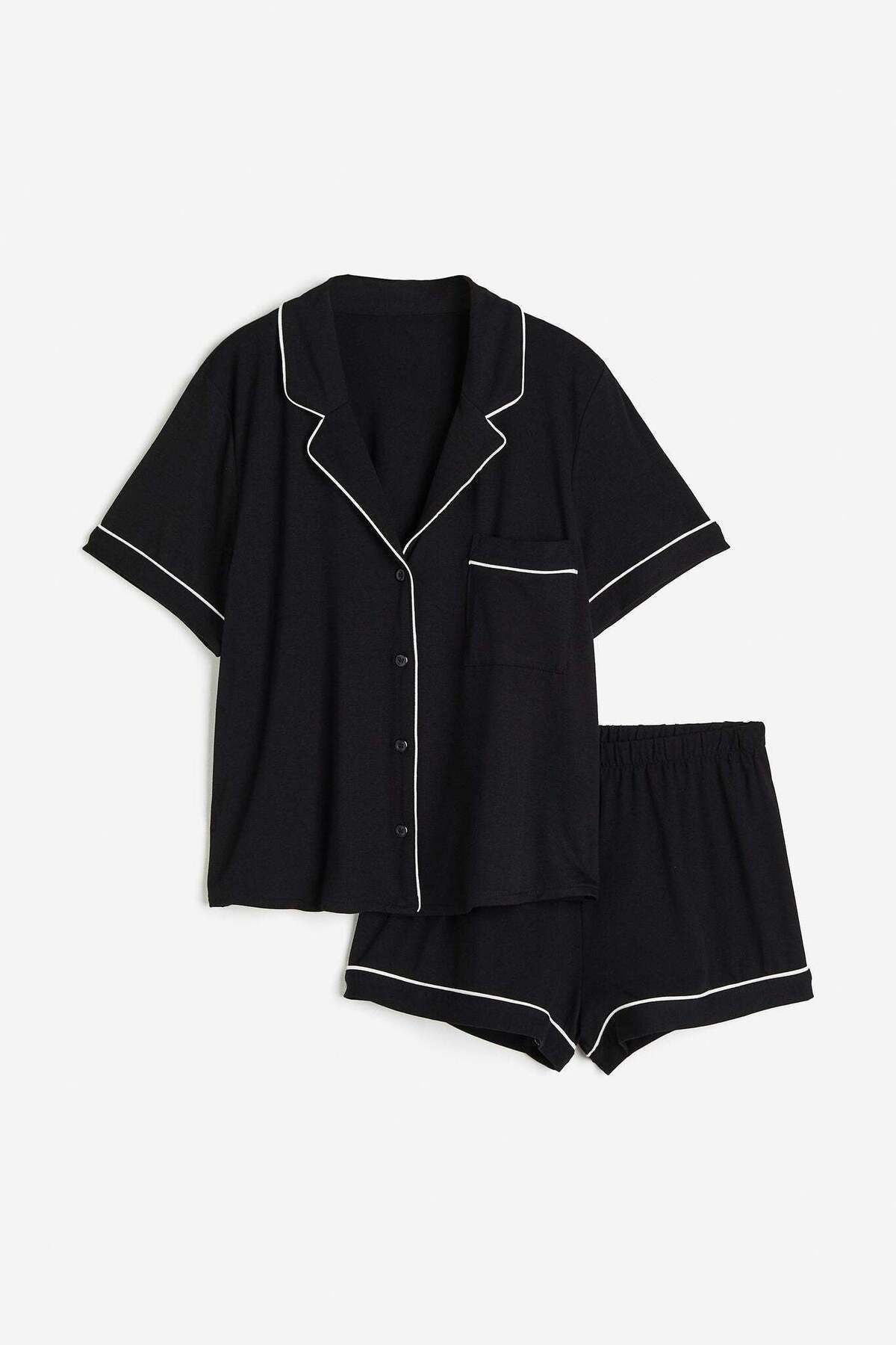 H&M-Pyjama shirt and shorts 6