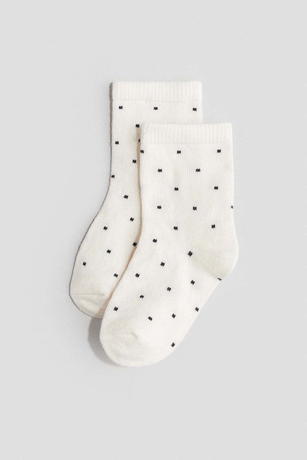 H&M-Socks - Beige 2