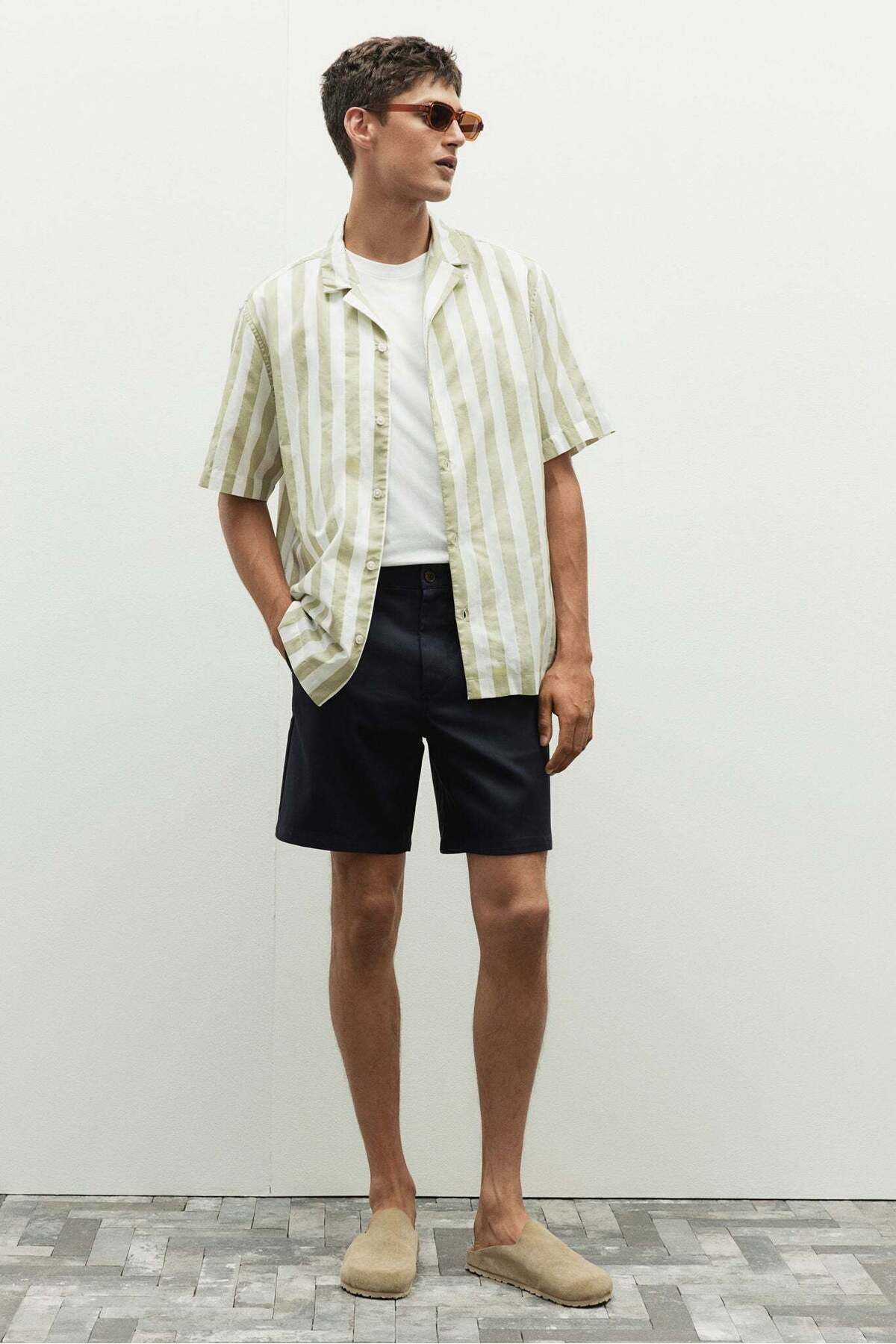 H&M-Regular Fit Printed resort shirt 1