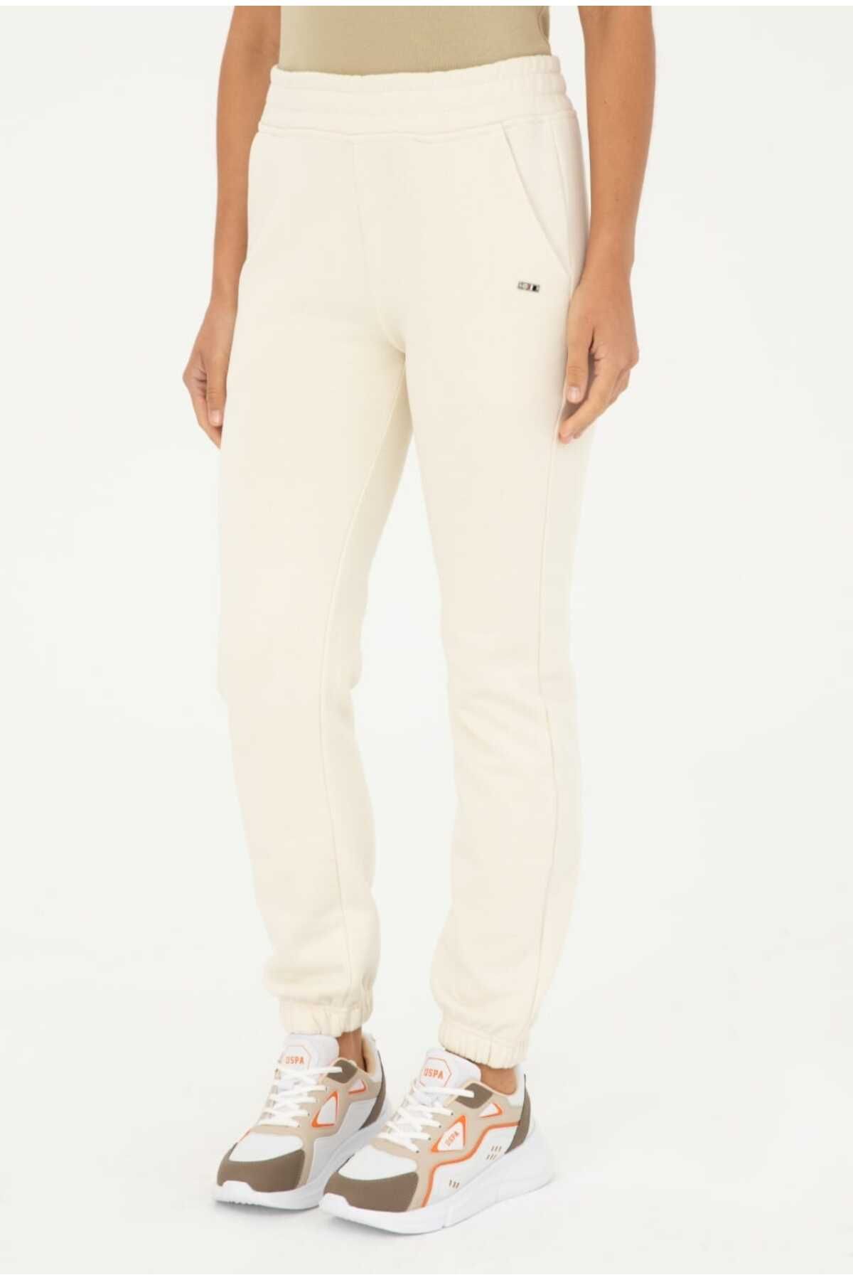 U.S. Polo Assn.-Γυναικεία κρεμ φούτερ 4