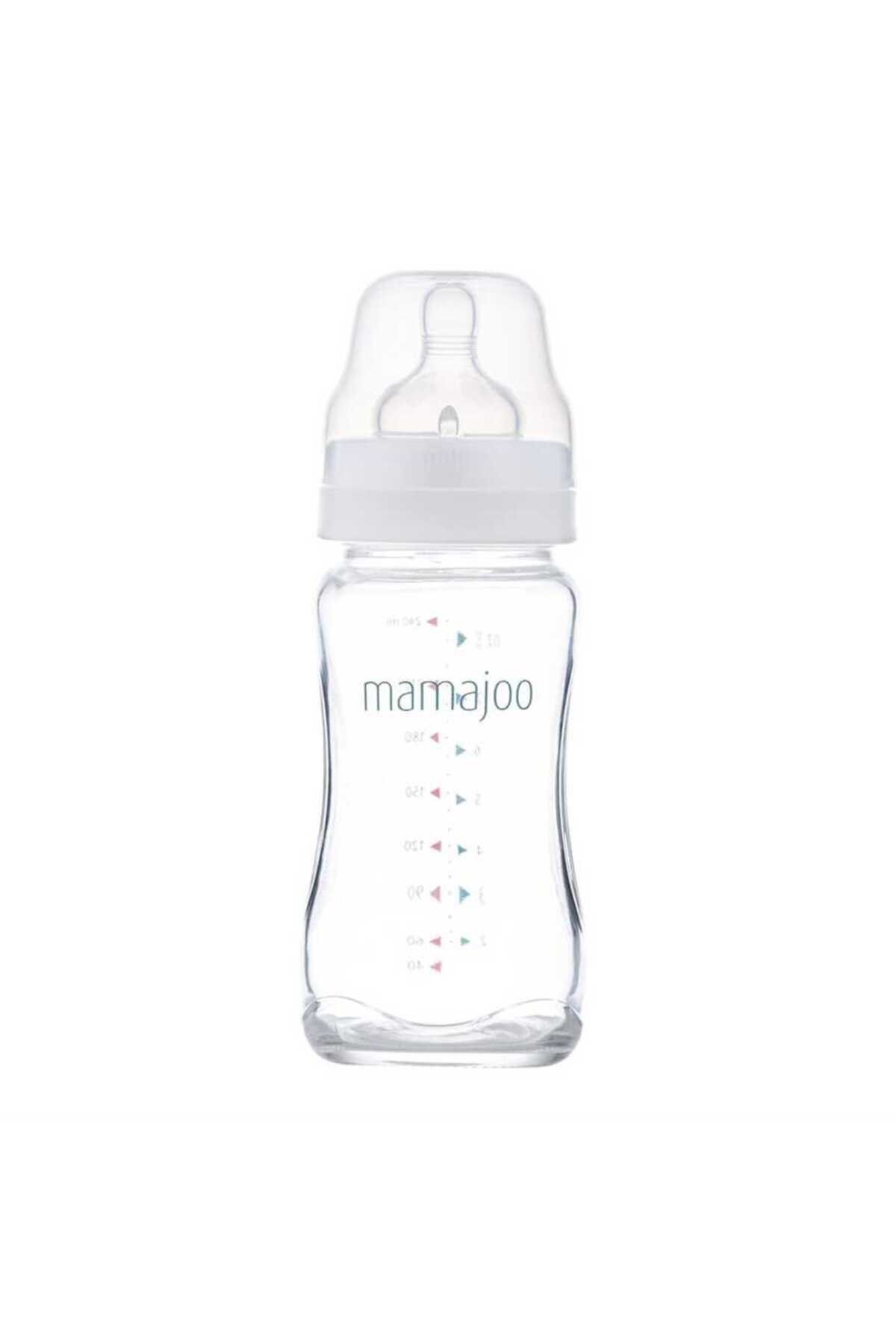 Mamajoo Cam Antikolik Biberon 240 ml 6 Ay+ | Orta Akışlı fotoğrafı 3 (önizleme)