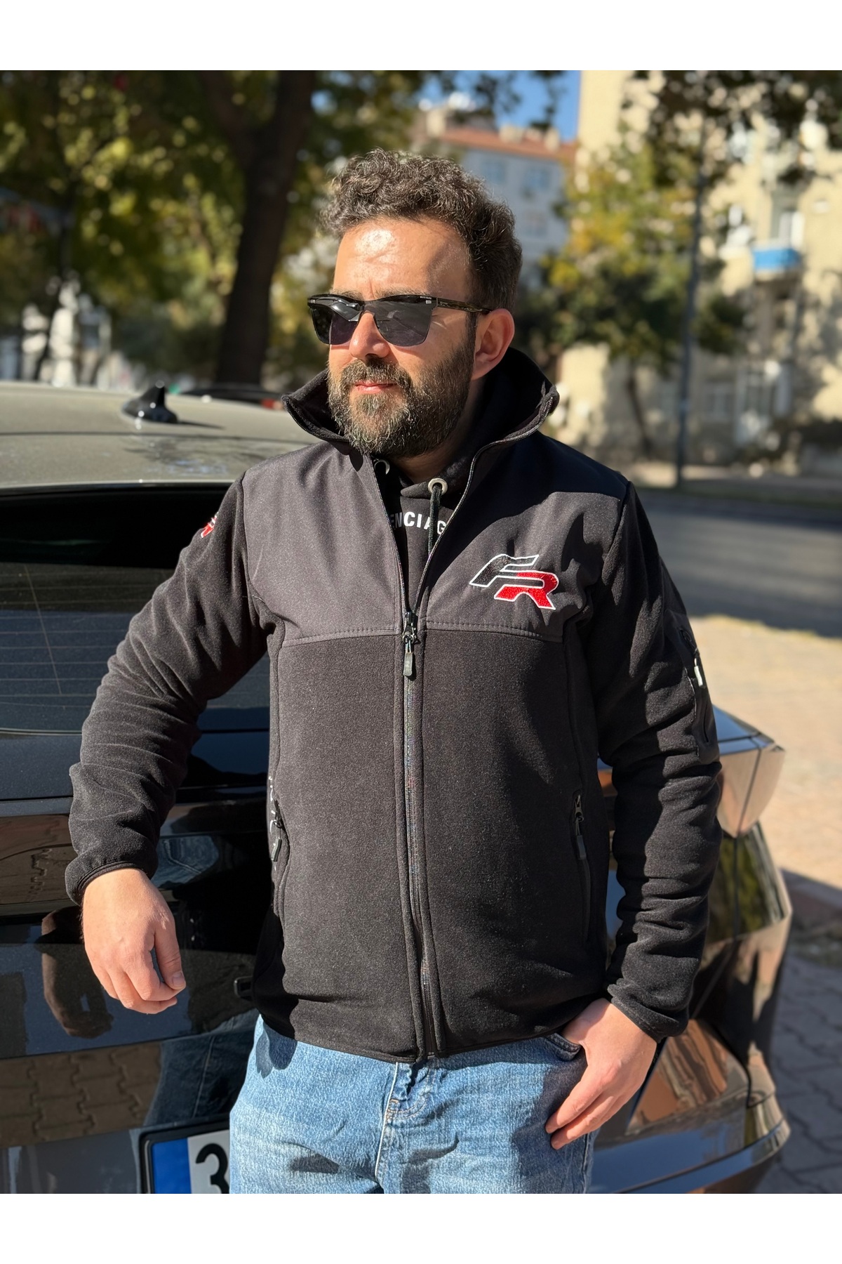 کاپشن پشم دوزی زمستانی Seat Leon FR — مشکی polar fr