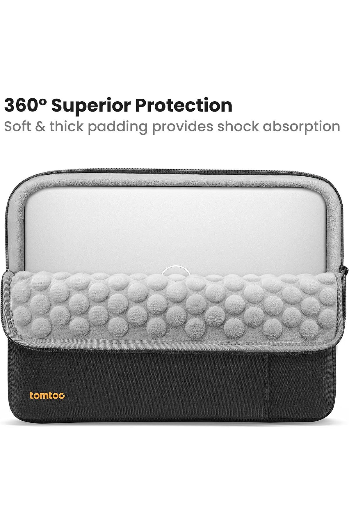 Tomtoc-DEFENDER-A13 360 PROTECTIVE LAPTOP BRIEFCASE (14 INCHES) BLACK 3