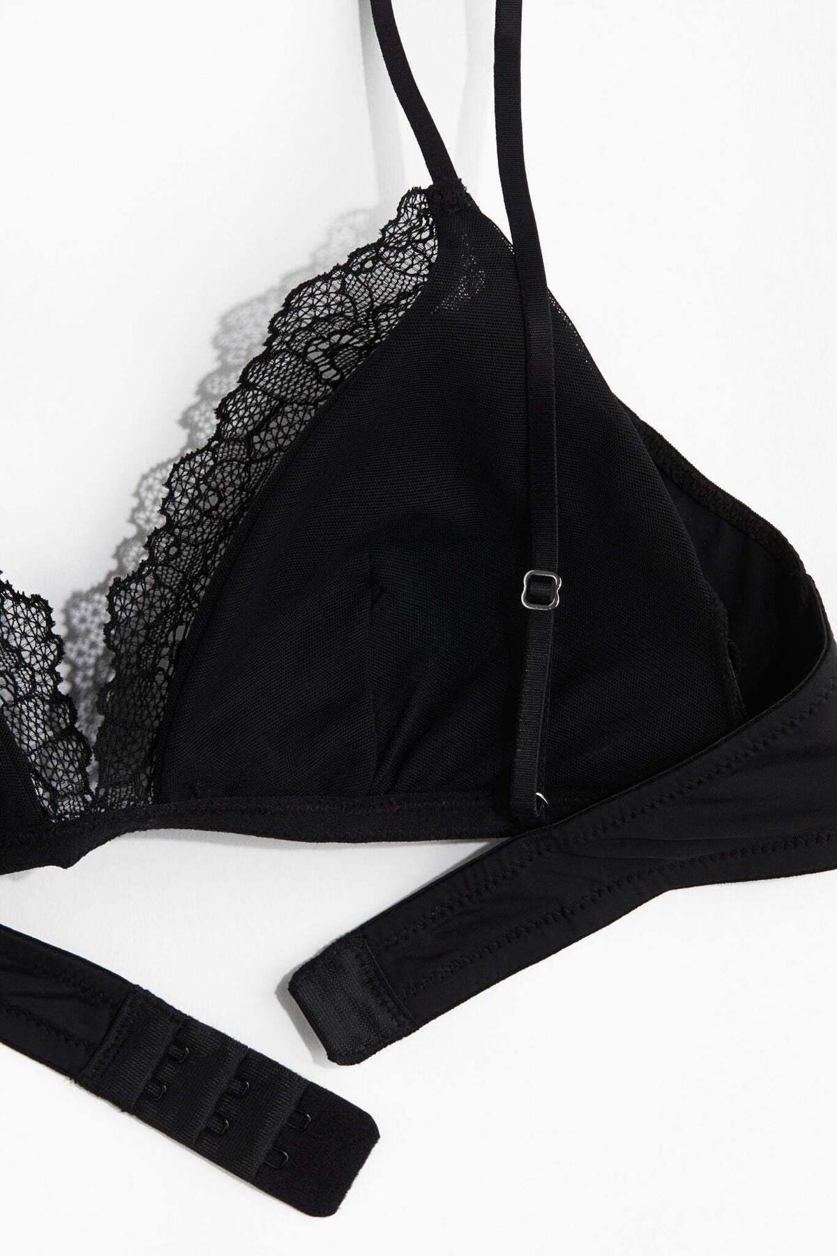 H&M-Padded soft microfibre bra 7