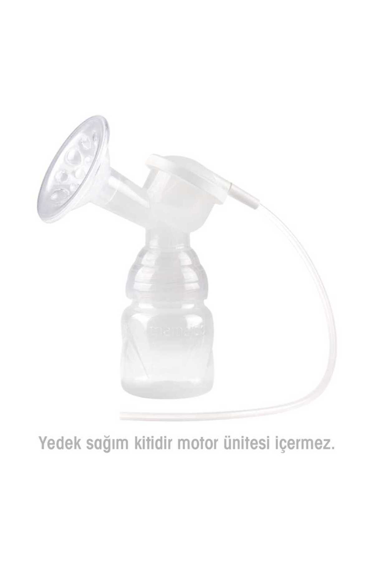 Mamajoo Yedek Sağım Kiti 160 ml Silikon Hortum ve Konfor Başlığı fotoğrafı 2 (önizleme)