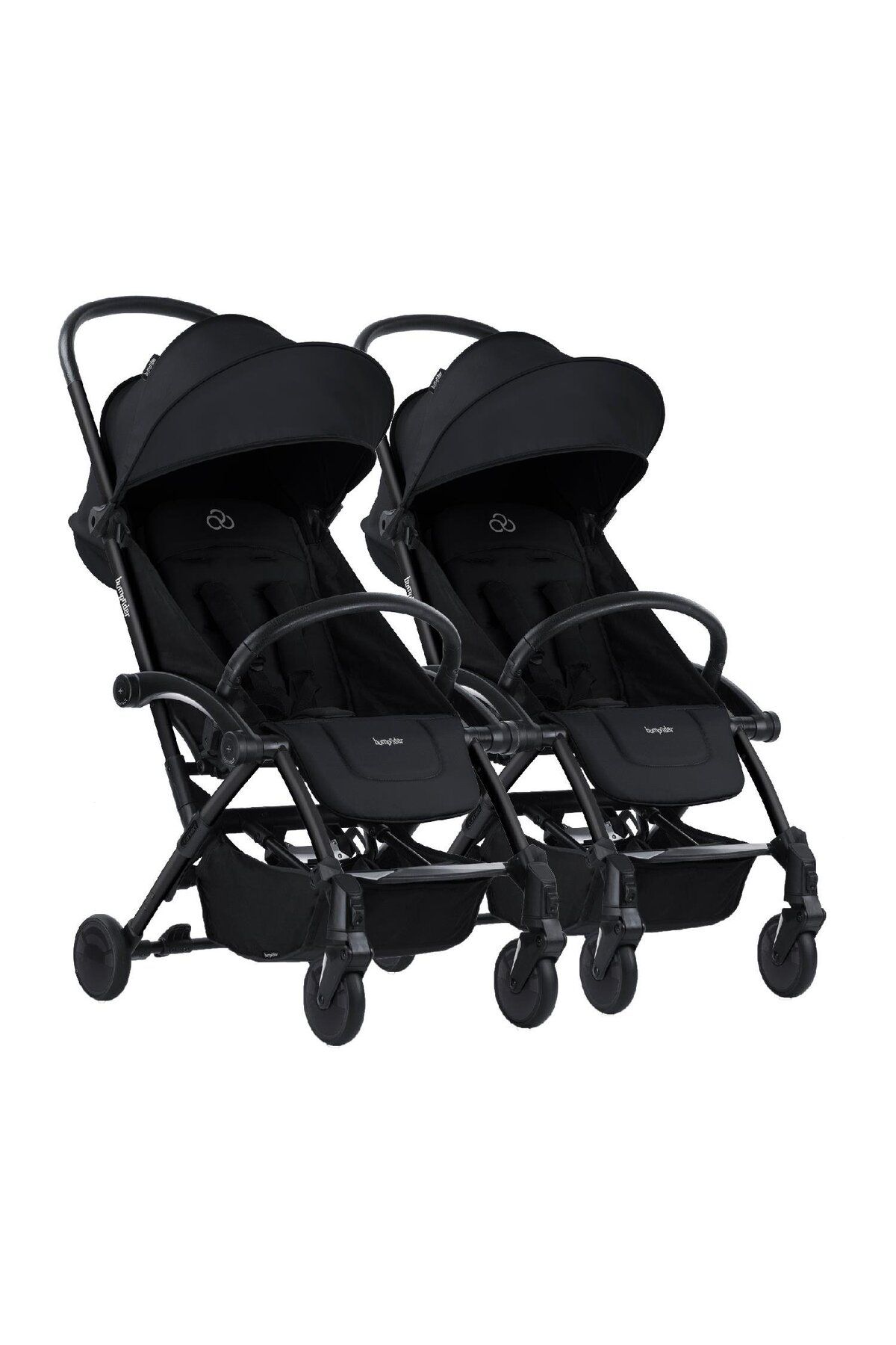 Bumprider Connect³ Ikiz Bebek Arabası / Black - Black