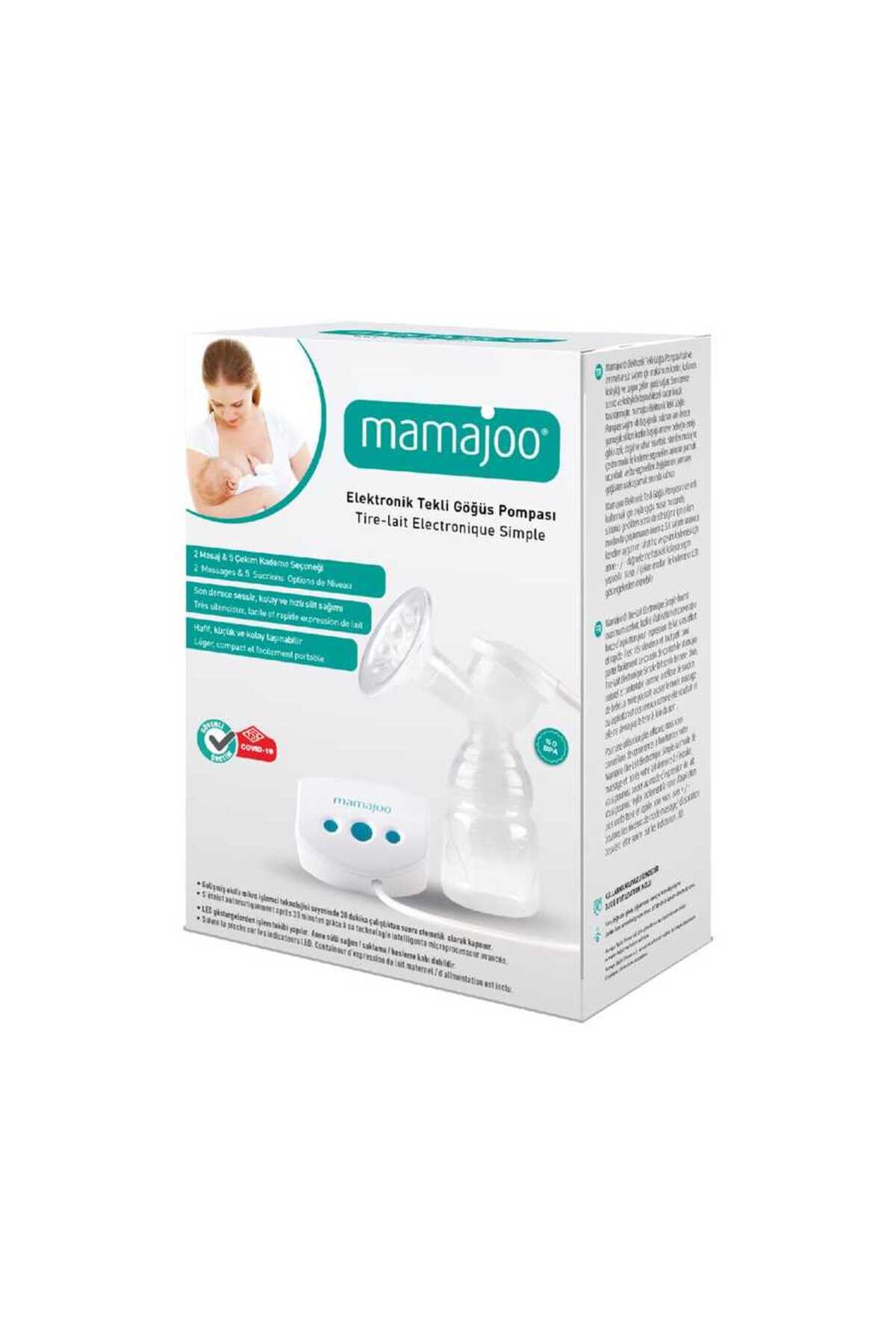 Mamajoo Elektrikli Tekli Kompakt Göğüs Pompası 160 ml | 7 Kademe Ayarı fotoğrafı 4 (önizleme)