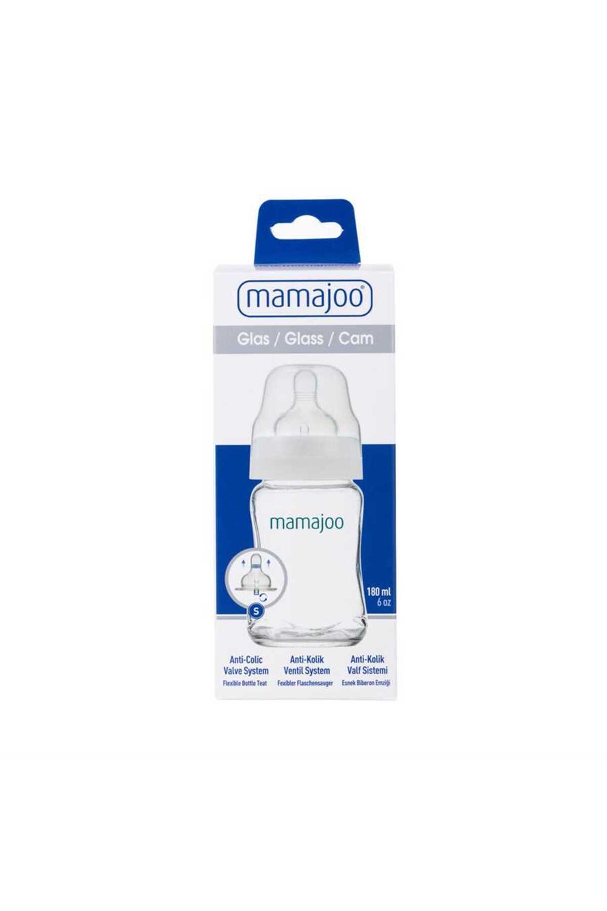 Mamajoo Cam Antikolik Biberon 180 ml 0 Ay+ | Yavaş Akışlı fotoğrafı 2 (önizleme)