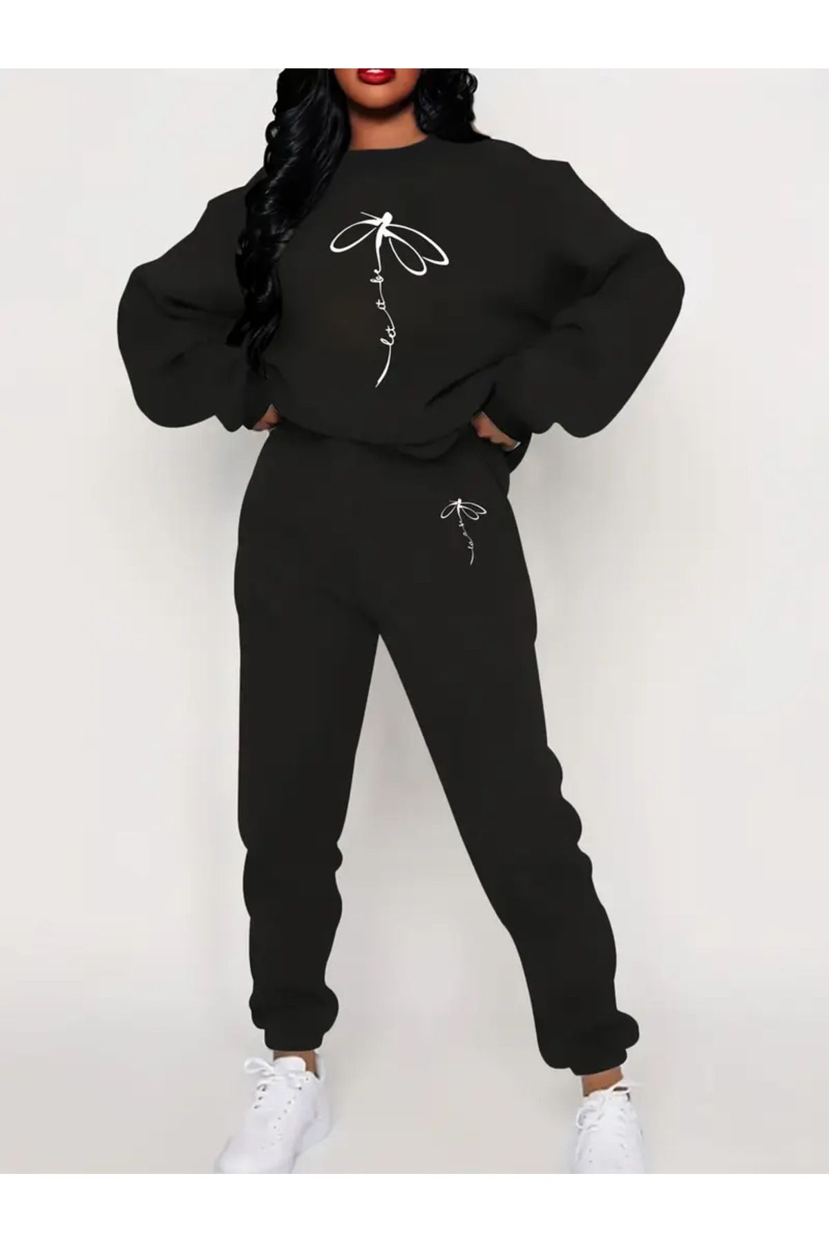 Frisson-Plus Size Unisex Tracksuit Set 1