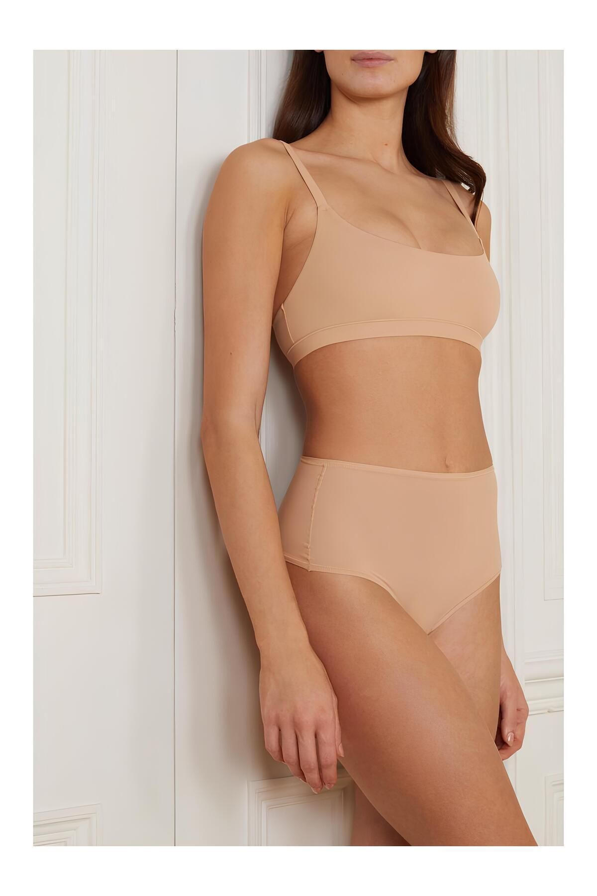 red iç giyim-Easy Cotton Trim Highrise High Waist Thong 5 Pack 6