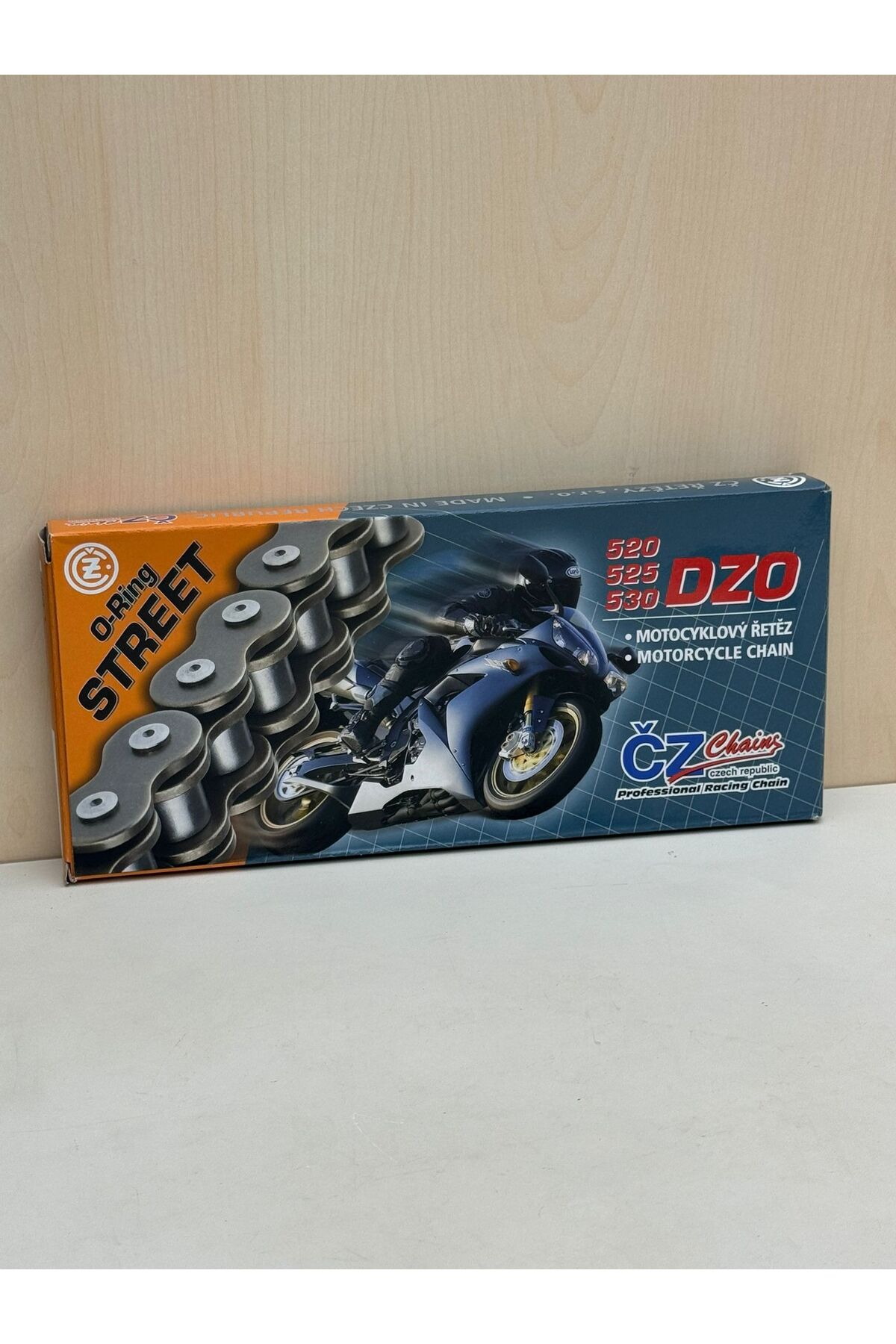CZ CHAİNS CZ 520 DZO 118 BAKLA GOLD MOTOSİKLET ZİNCİRİ - ORİNGLİ