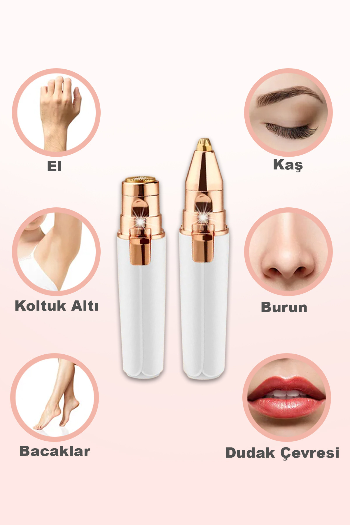 Kaş Ve Yüz Epilasyon Tüy Alma Aleti — ERHAN-532532Q2076519 — تصویر 5 از 8