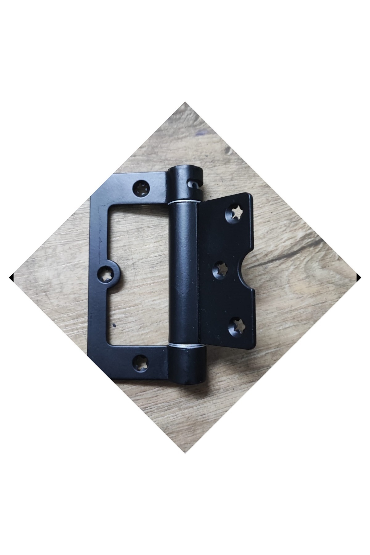 DRL HIRDAVAT-One Way Butterfly Spring Hinge Black (1 PAIR) 1