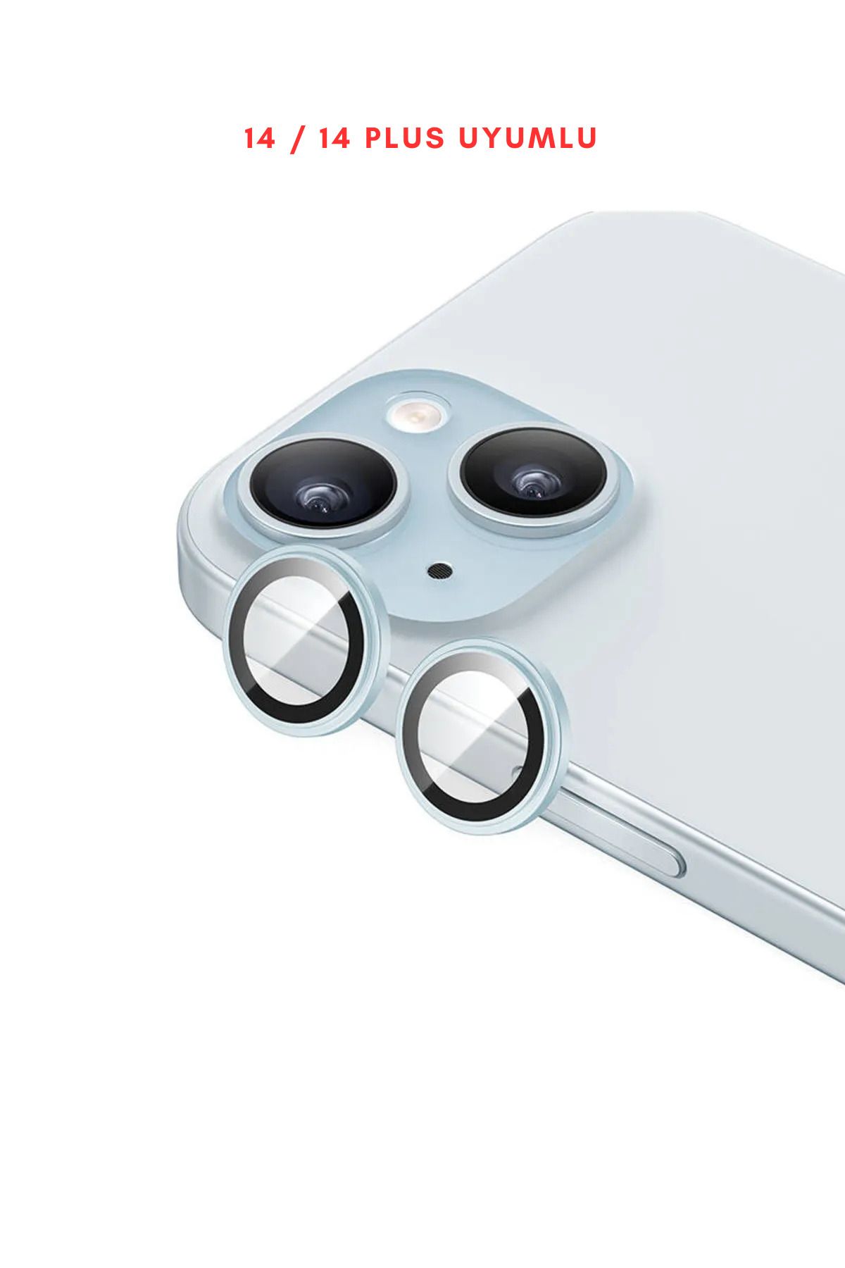 İphone 14 / 14 Plus Uyumlu Kamera Lens Koruyucu