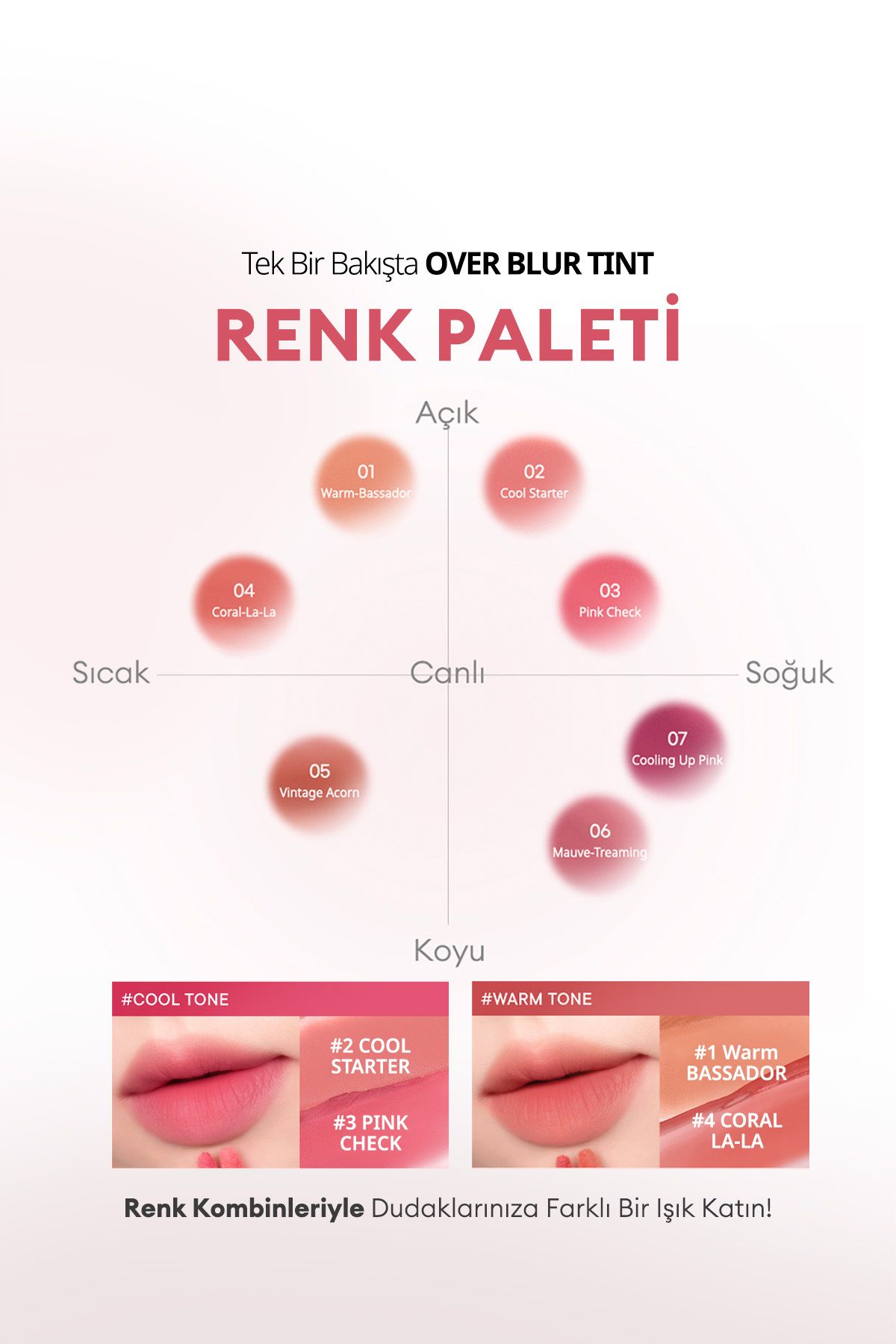 PERIPERA-Peripera over Blur Tint - Lasting All Day, Smooth Matte, Offering Tint (003 Pink Check) 6