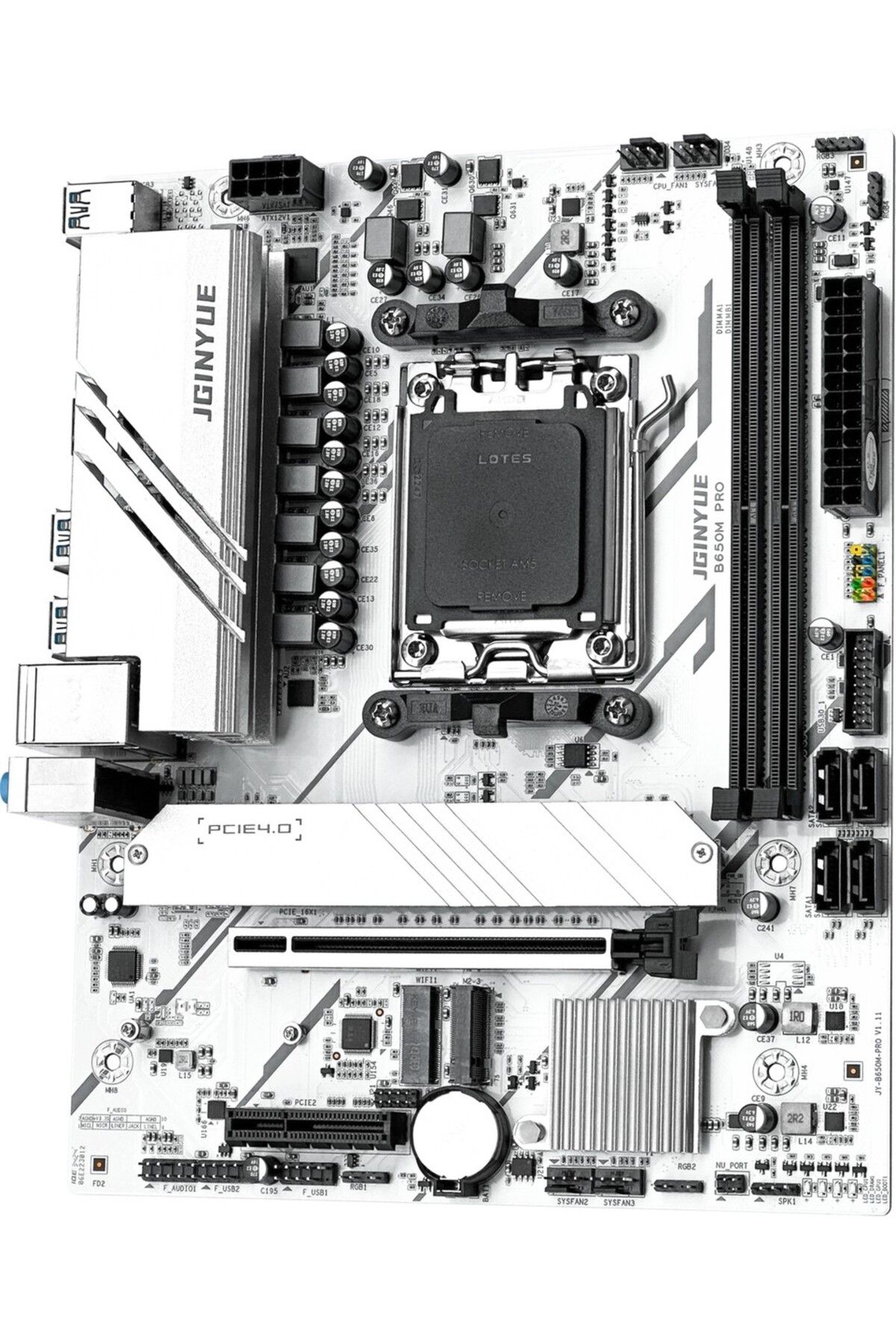Jginyue-B650M Pro Am5 to Ddr5 Socket, 6800 Mhz (Oc) Hdmi, Wifi, Matx Gaming Motherboard 2