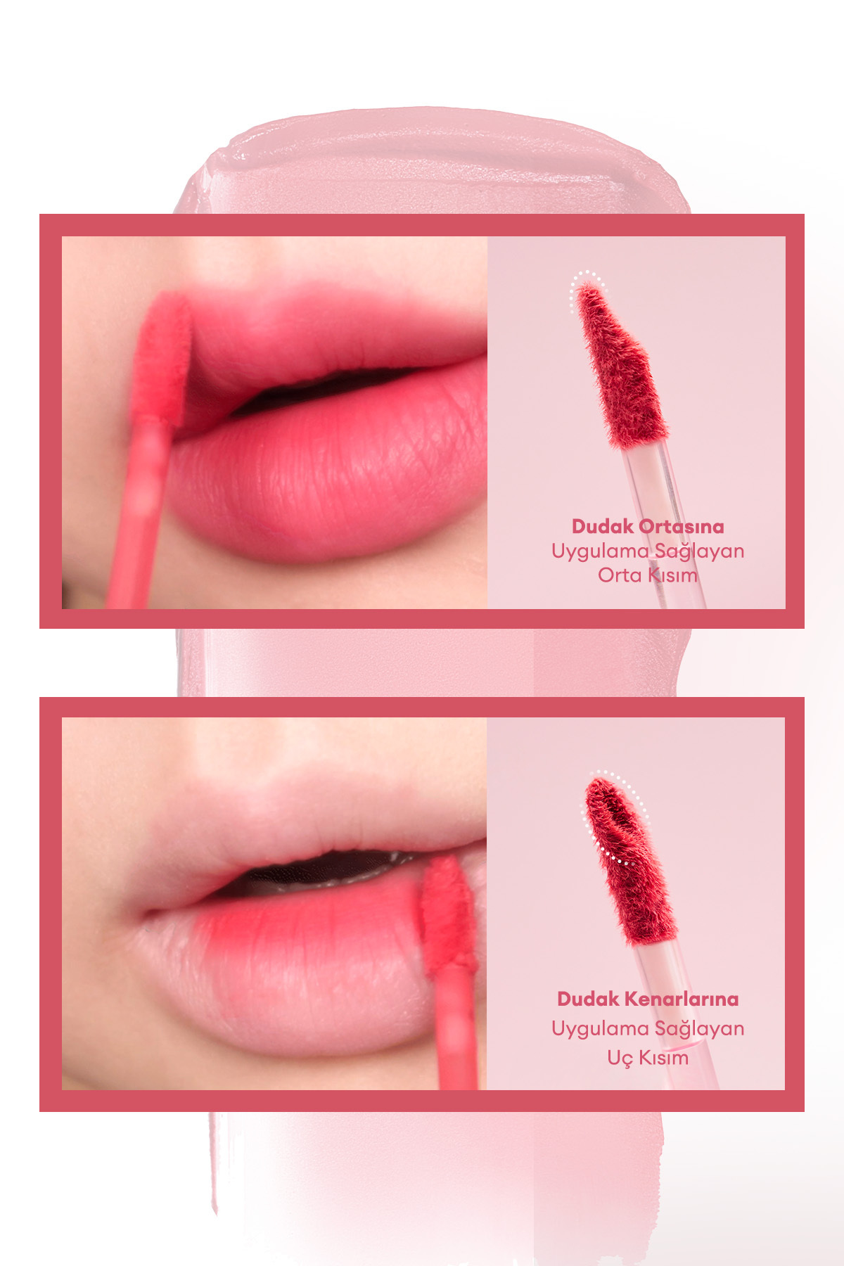 PERIPERA-Peripera over Blur Tint - Lasting All Day, Smooth Matte, Offering Tint (003 Pink Check) 7