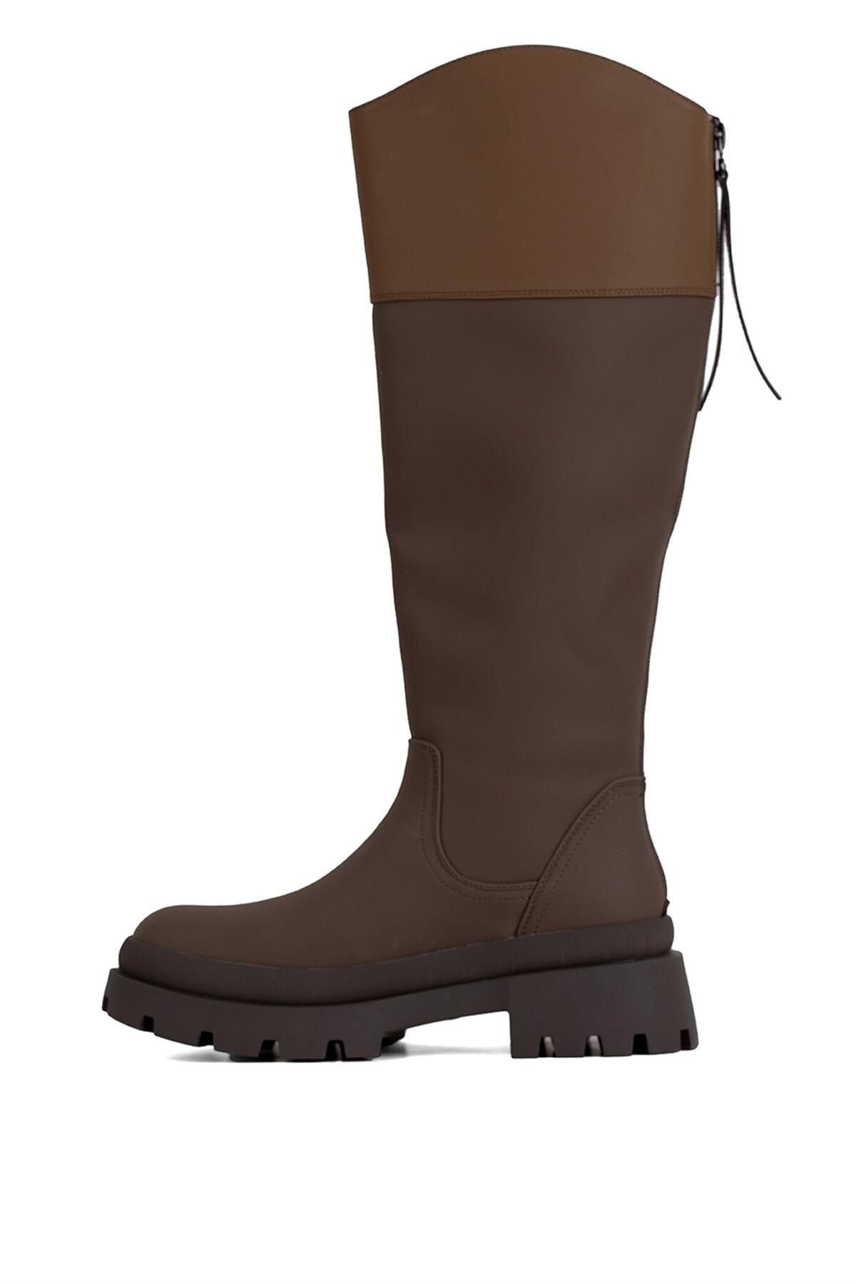 Guja-24K418 Brown Women's Rain Boots 3