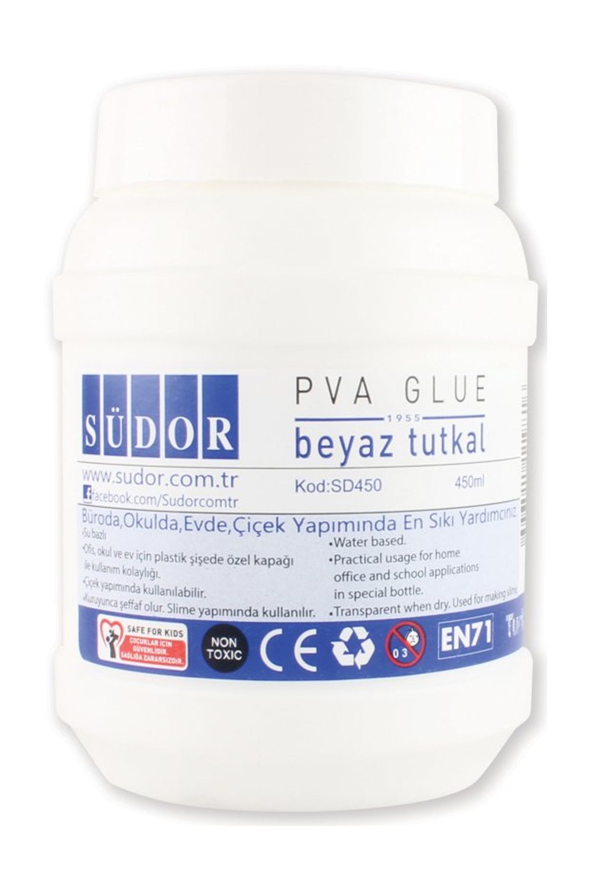 Kapamarka Südor Beyaz Tutkal 450 Ml
