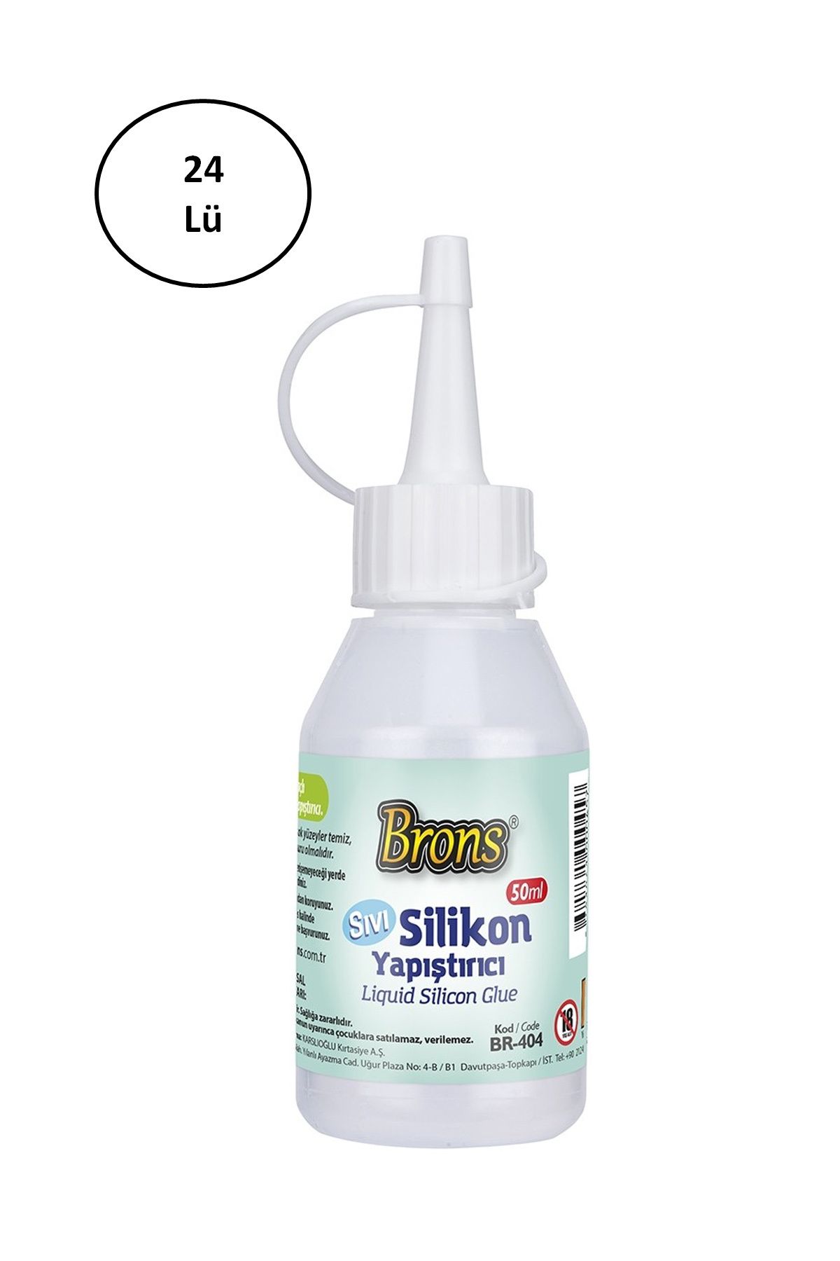 Kapamarka Brons Sıvı Silikon Yapıştırıcı 50 Gram 24'lü