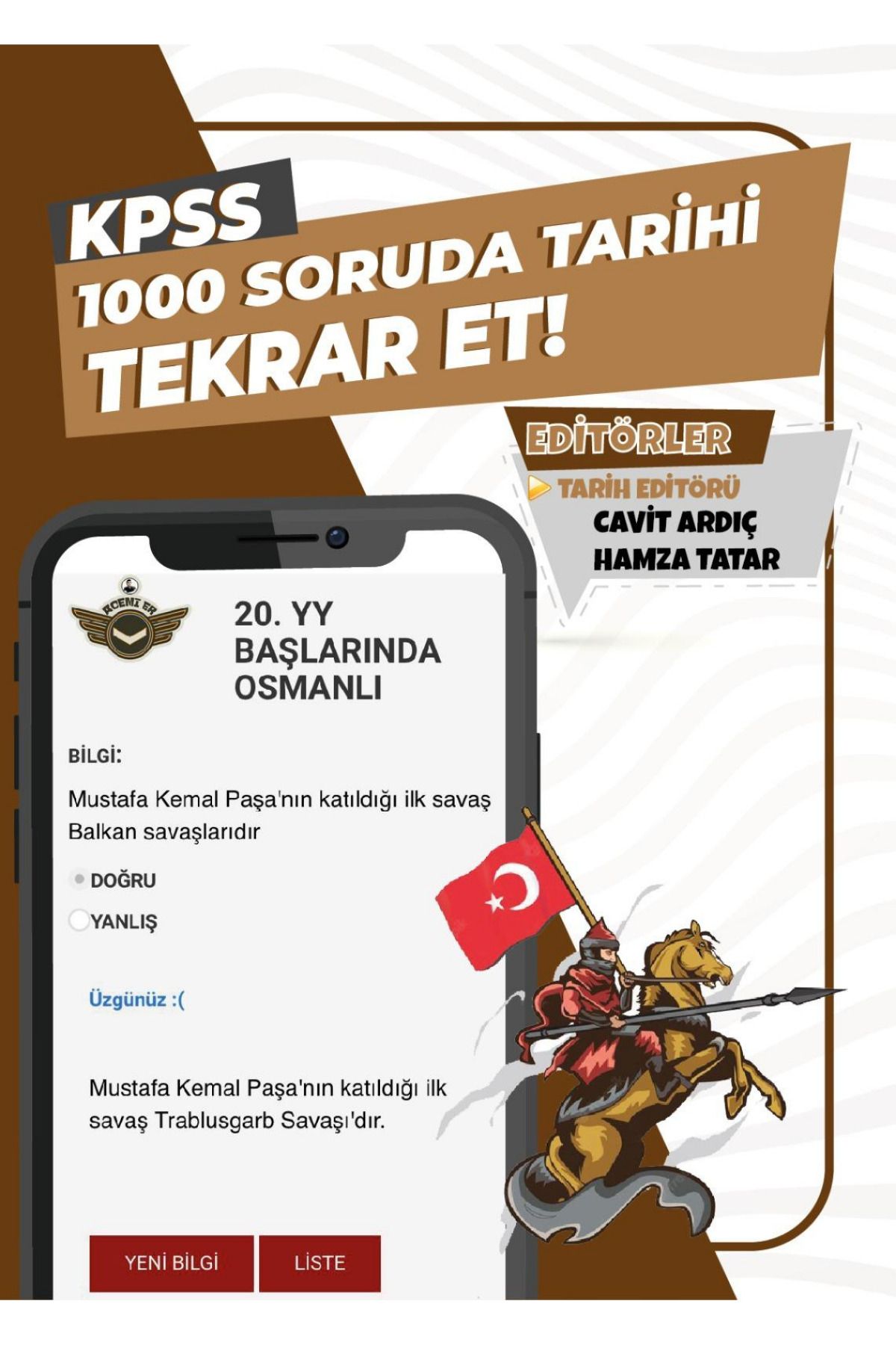 Eğit Akademi 2025 KPSS 1000 Soruda Tarih Genel Tekrarı Mehmet Eğit (Online Üründür)