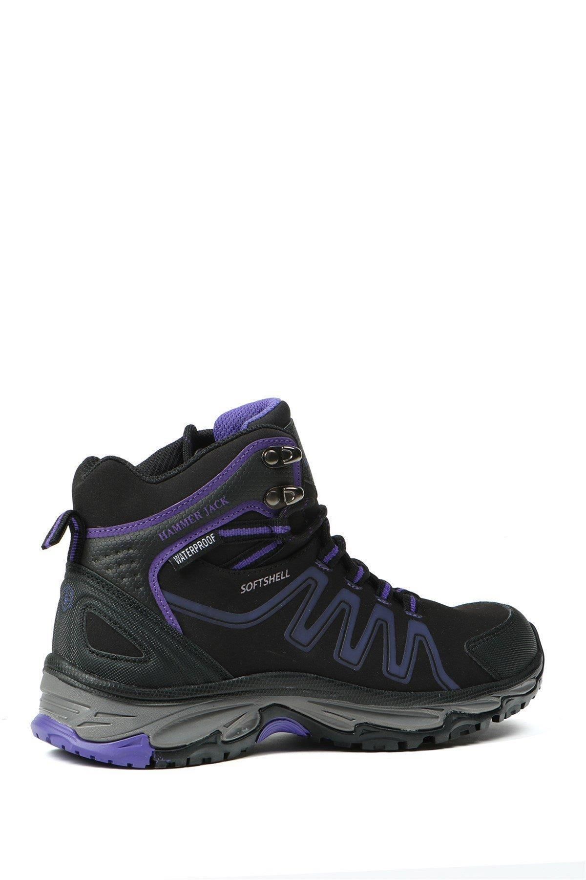 Hammer Jack-Faron Black Purple Women's Waterproof Outdoor Boots 2