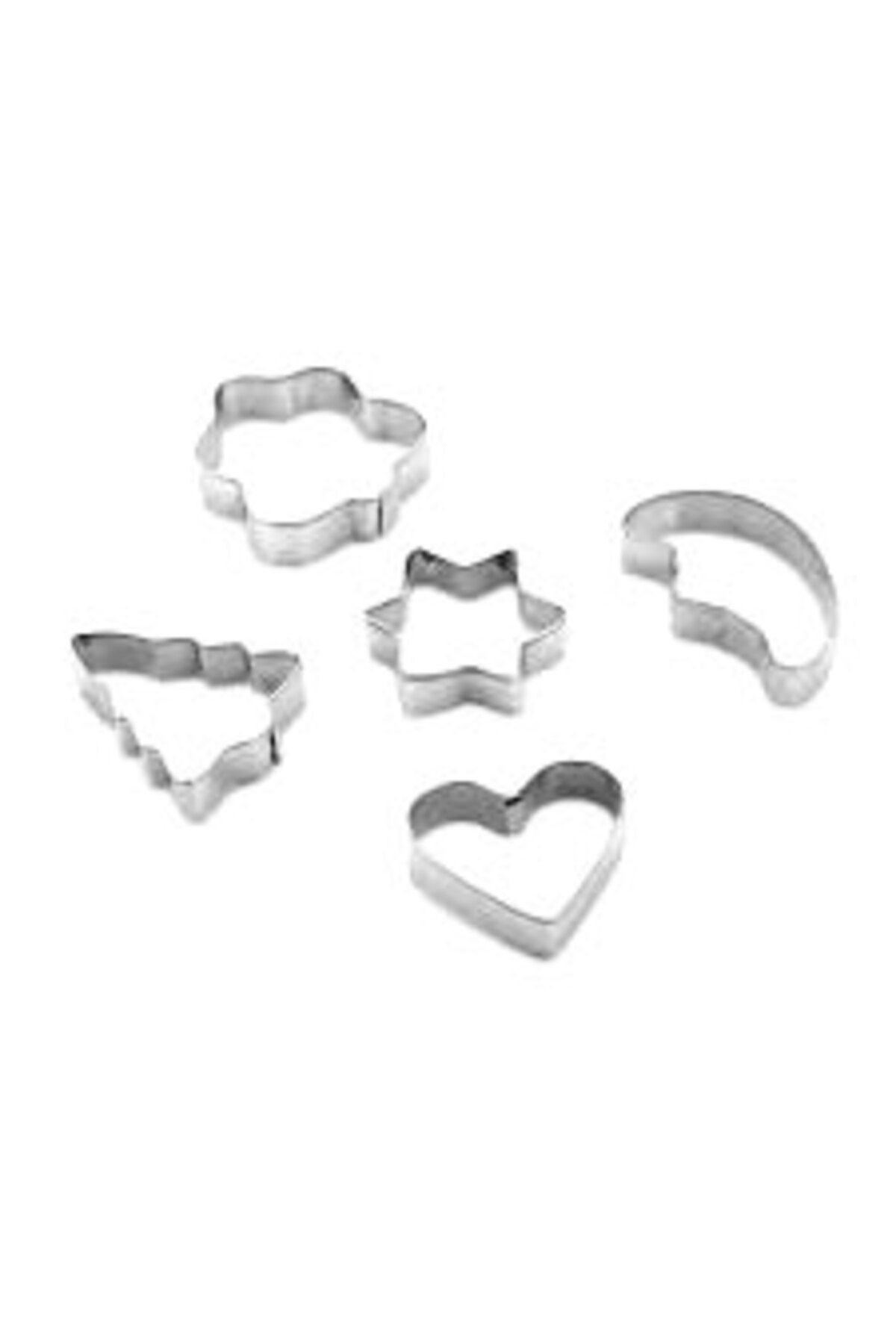mudikonsept 5 PARÇA METAL BİSKÜVİ KURABİYE KALIP (4767) - MDE7060-2650