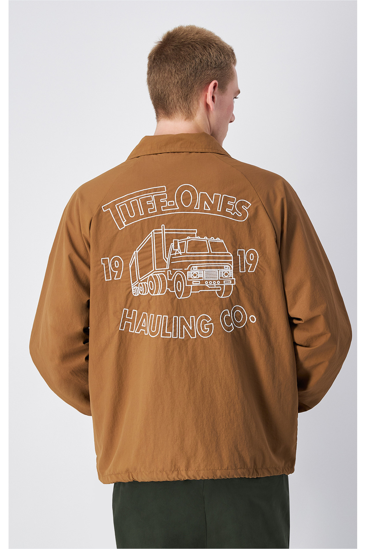 Champion Skate & Street Coach Jacket Kahverengi Erkek Ceket-S03744