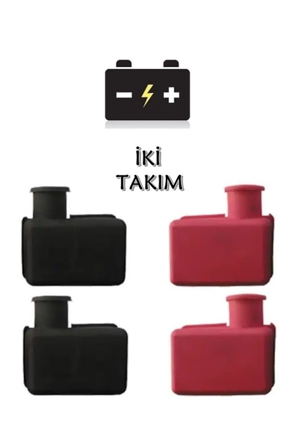 Mesa 2 Takım Akü Kutup Başı Koruma Lastiği (+)(-) ,muhafaza Başlığı, kapağı, kapak