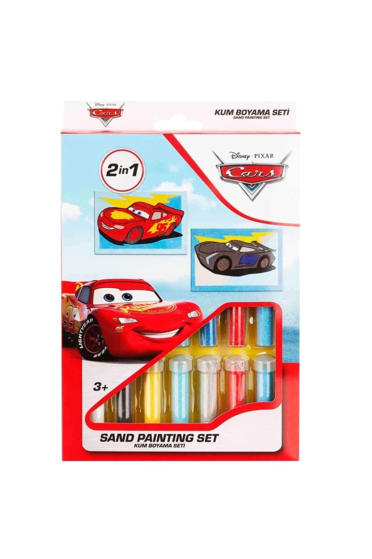 SYNOPE Çocuk 2in1 Disney Cars Kum Boyama Seti S00005171