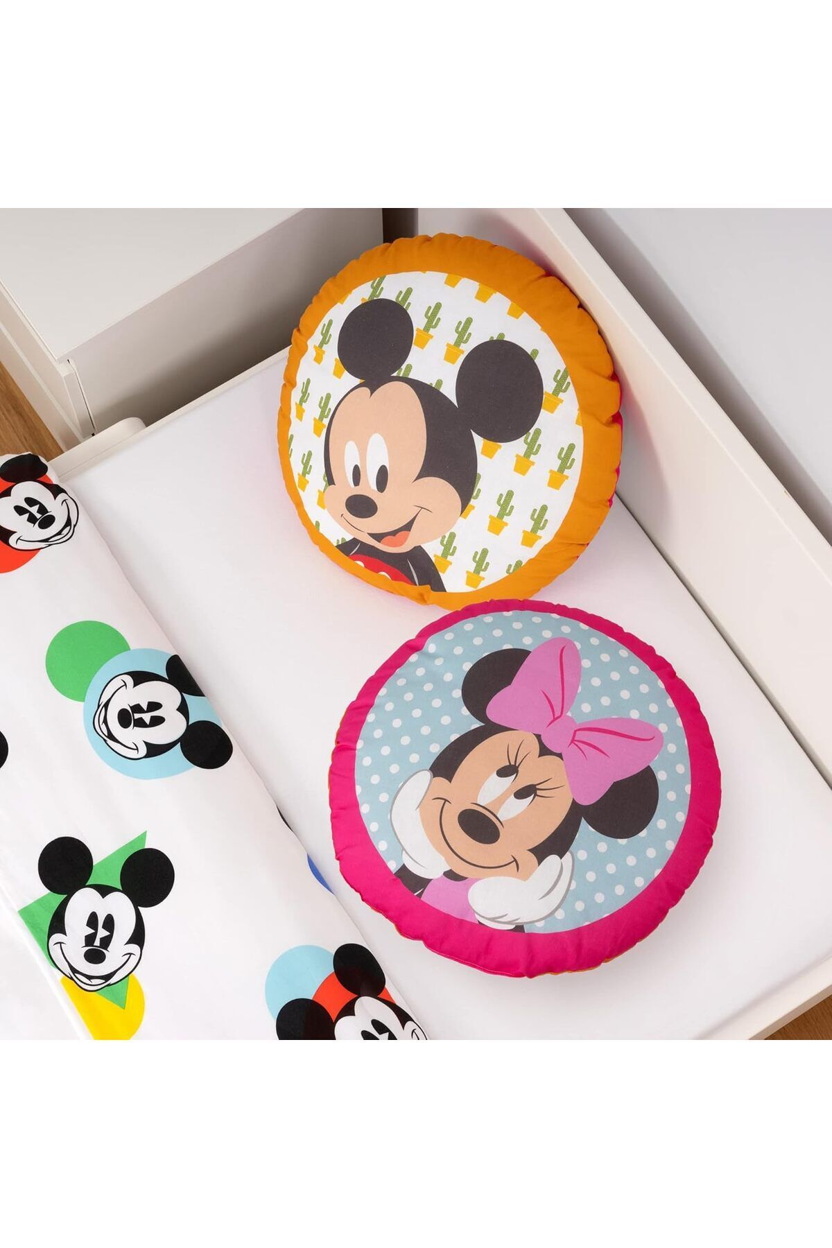 Disney Collection-Mickey Mouse - Dekokissen Mit Füllung Und Reißverschluss - 40x40 Cm 4