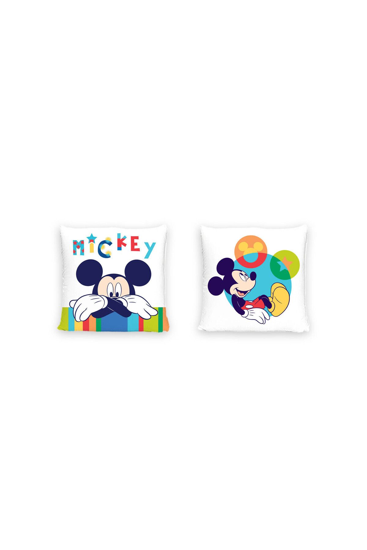 Disney Collection-Mickey Mouse - Dekokissen Mit Füllung Und Reißverschluss - 40x40 Cm 4