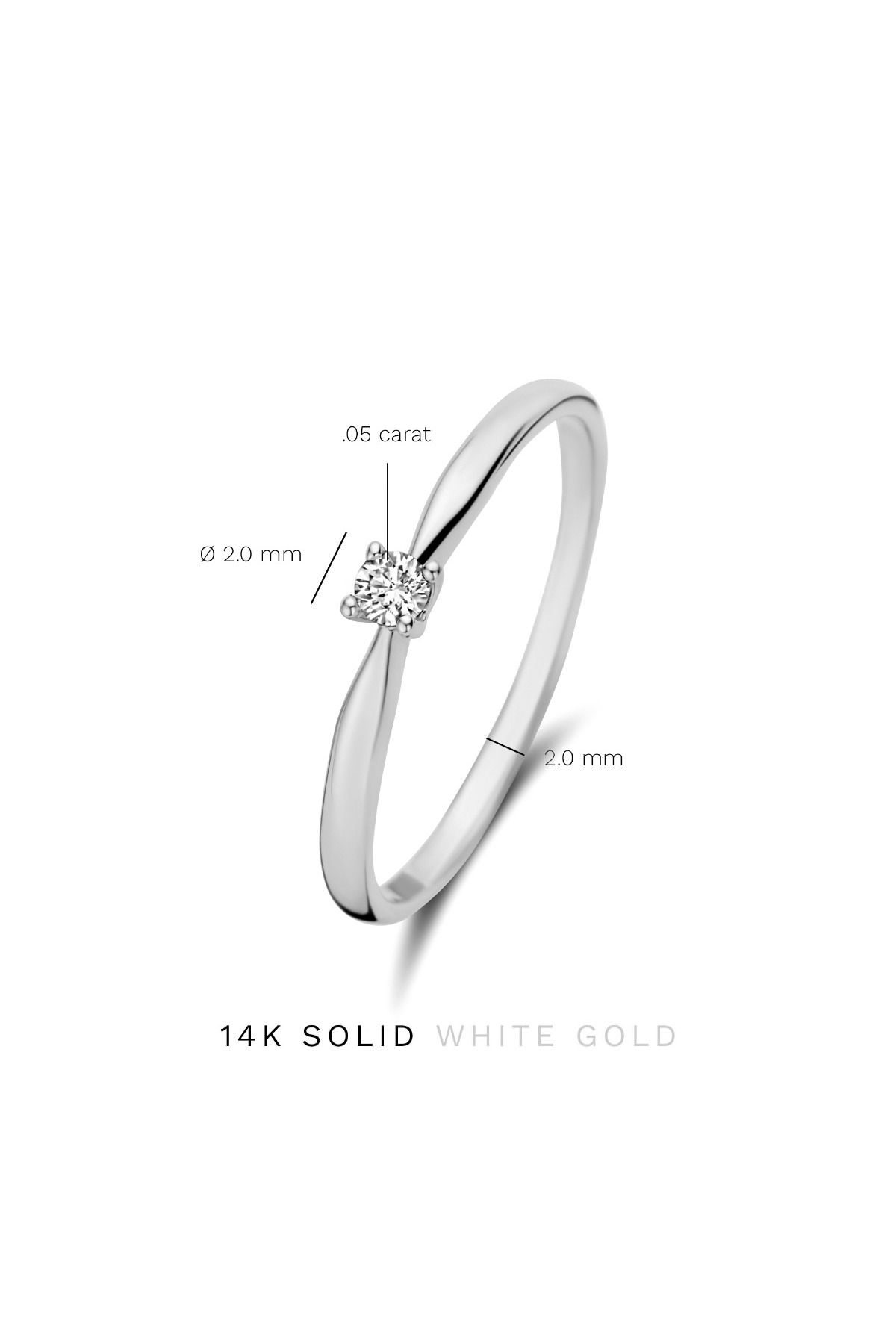 Isabel Bernard-Isabel Bernard De la Paix 14 Karat Ring, Verlobungsring 52 6