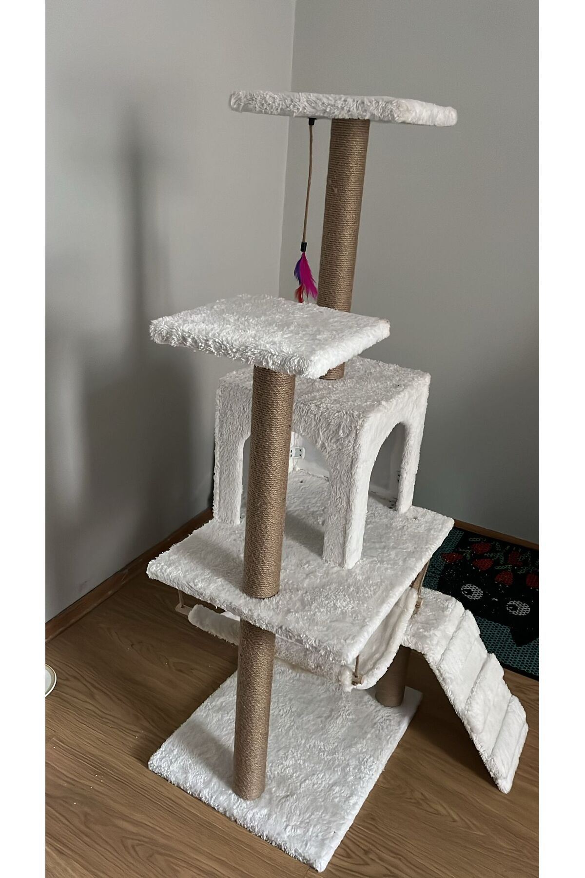 pethomealpi-Luxury Cat Scratching and Play Platform - with Hammock and Nest 4