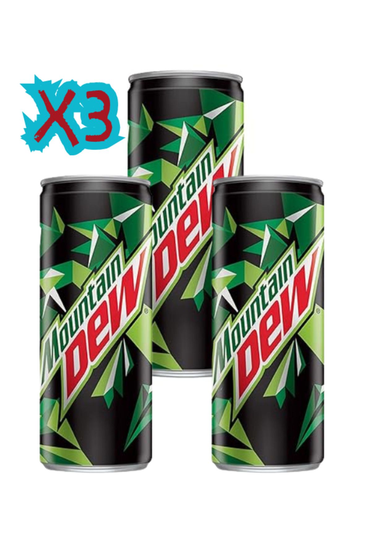 Mountain Dew meşrubat kutusu 150 ml x3