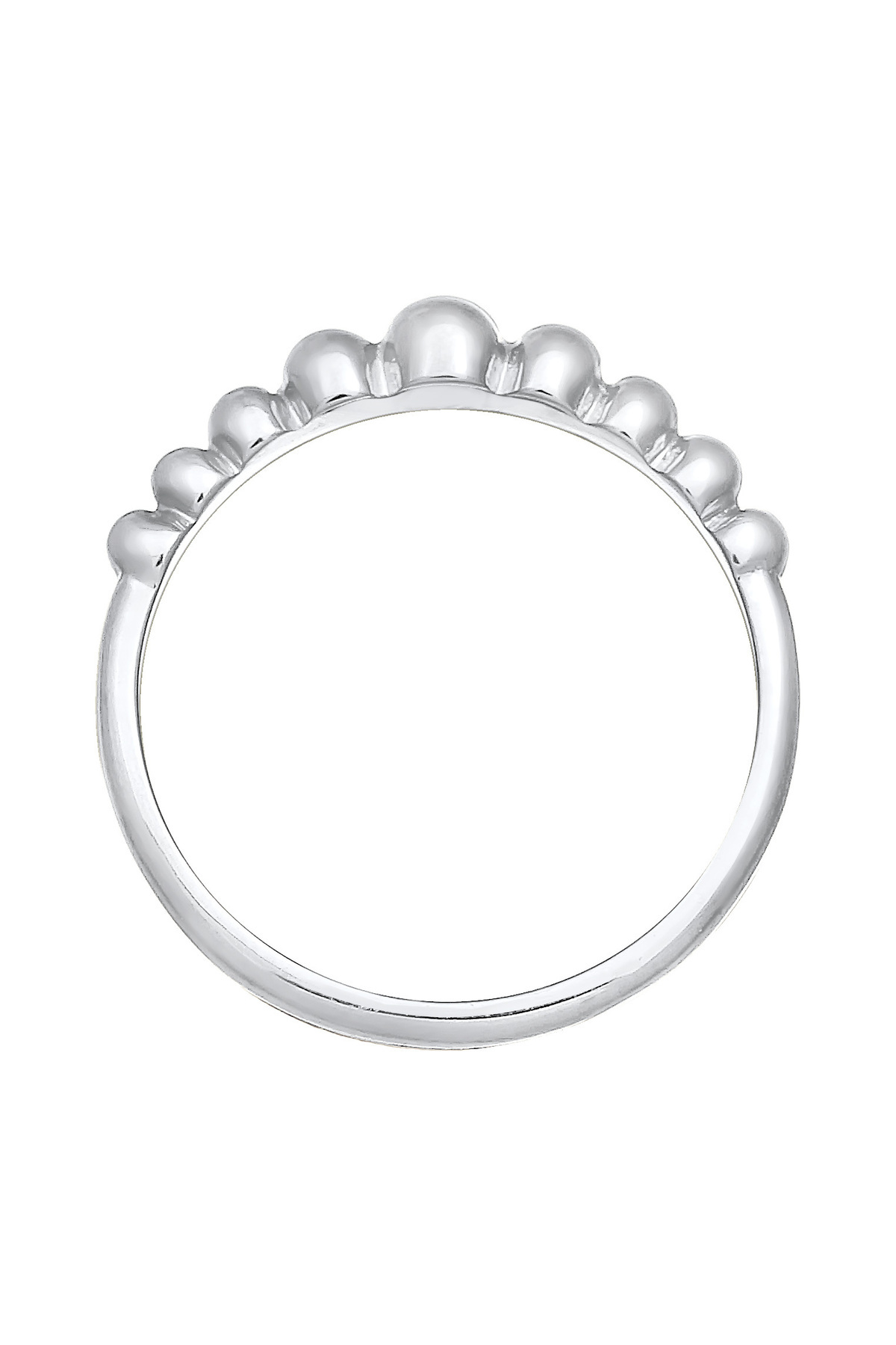ELLI-Ring Damen Stapelring Kugel Punkte Optik Blogger Trend in 925 Sterling Silber 3
