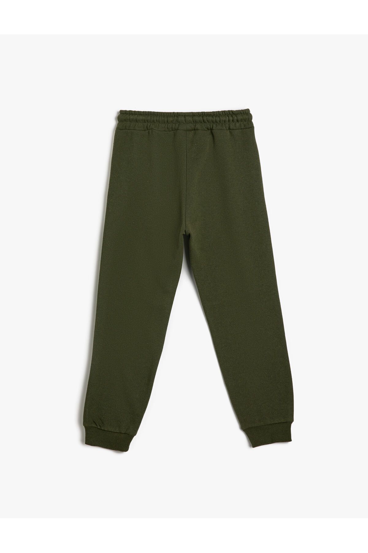 Koton-Jogger Sweatpants Tie Waist Printed Color Block 2