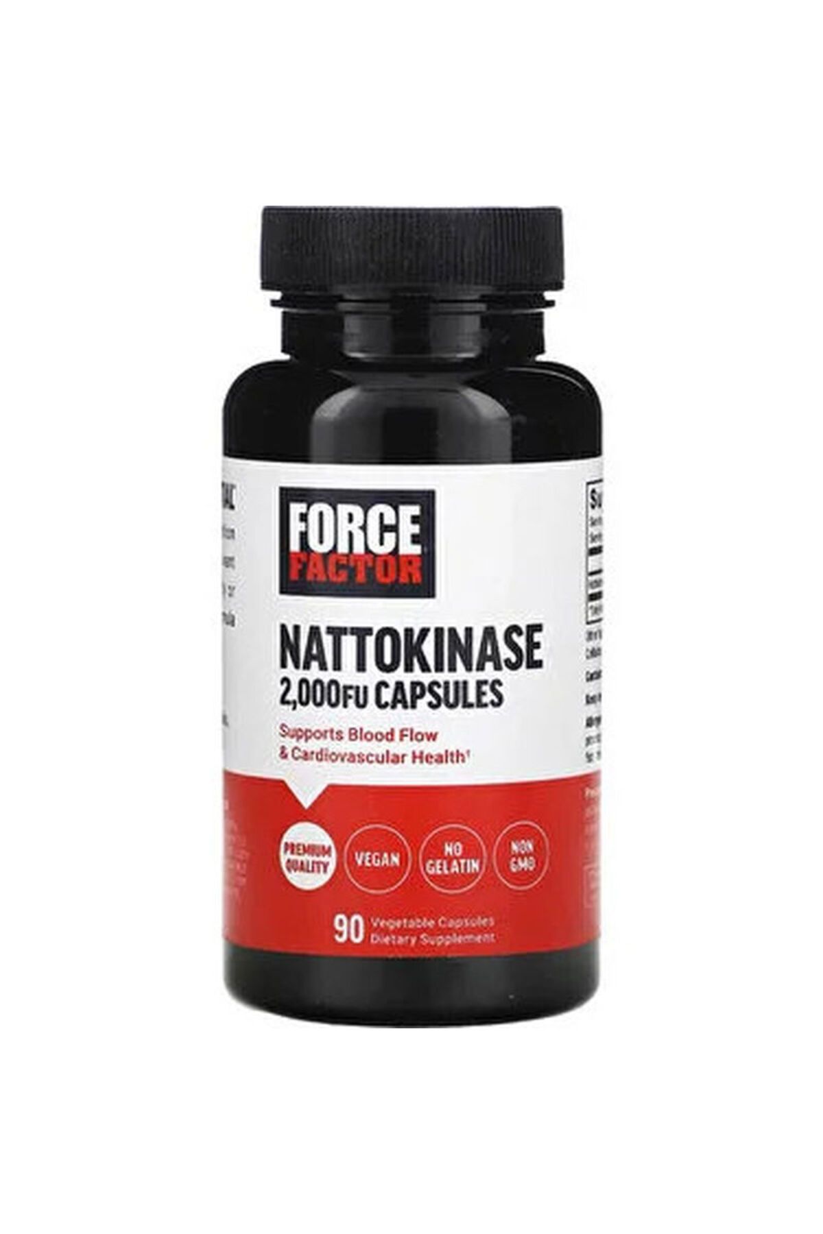force factor Nattokinase 2,000 Fu 90 Vegetable Capsules
