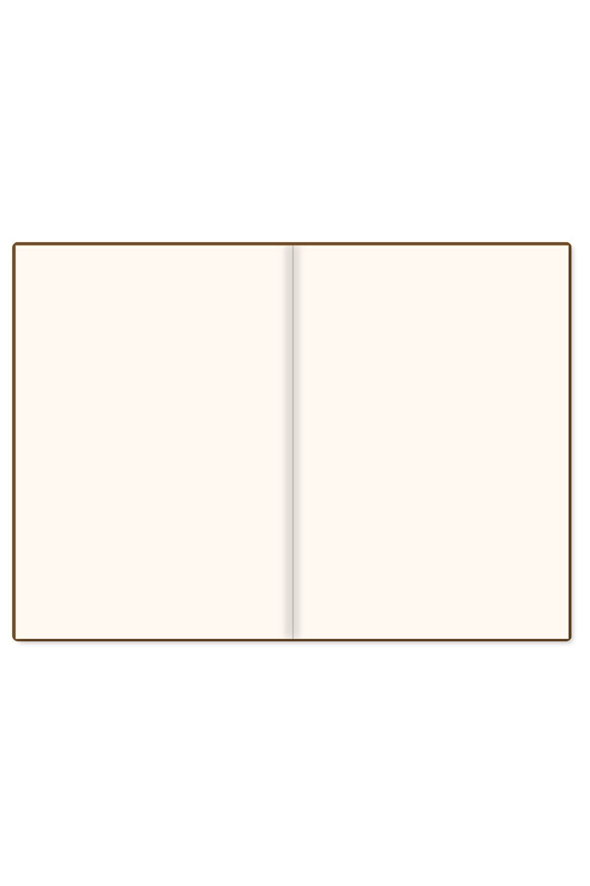 Le Color-دفتر ملاحظات عادي من الكتان بنمط الفهد مقاس 17x24 6