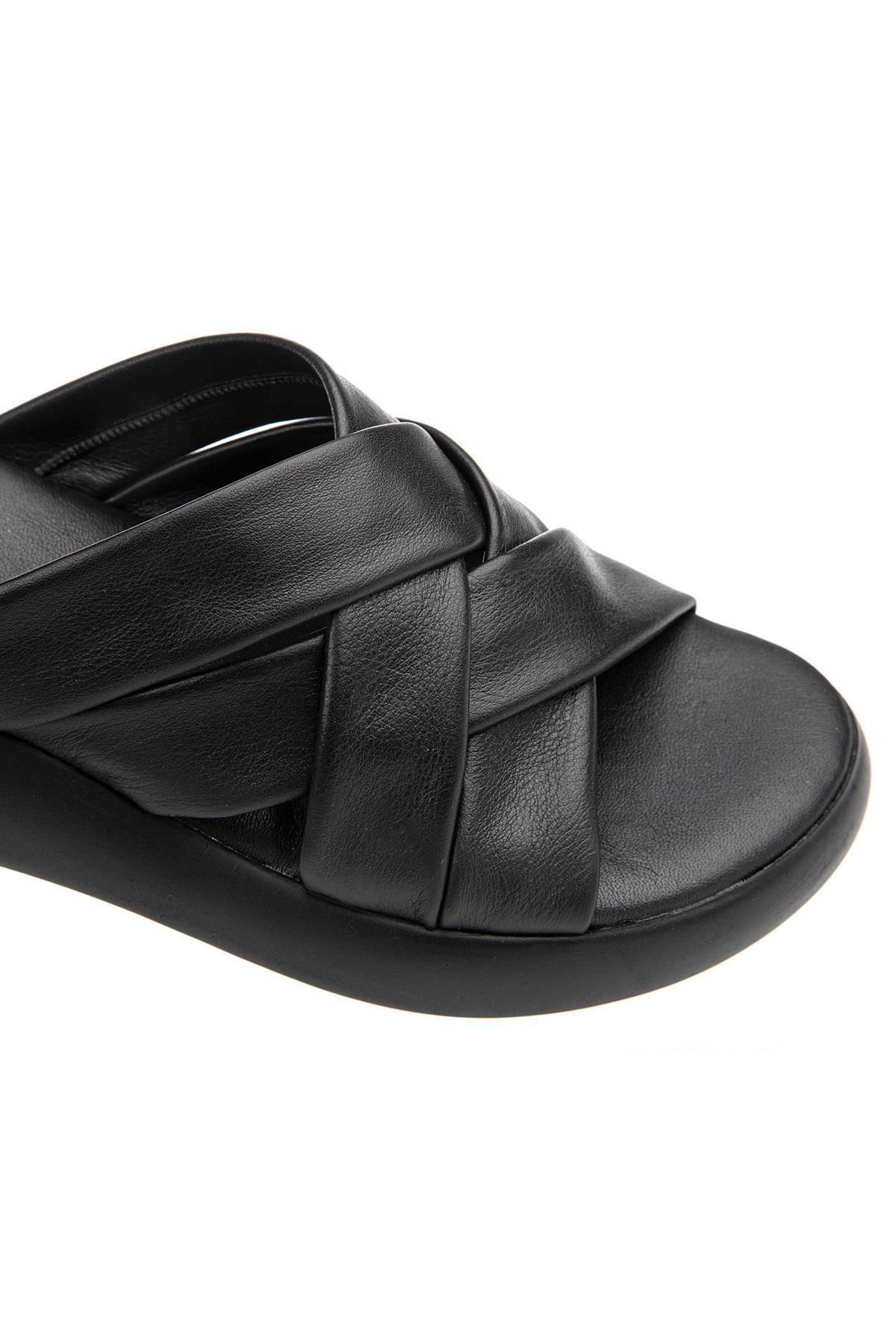 Hush Puppies-Γυναικείες παντόφλες από γνήσιο δέρμα Atata Anatomical 3