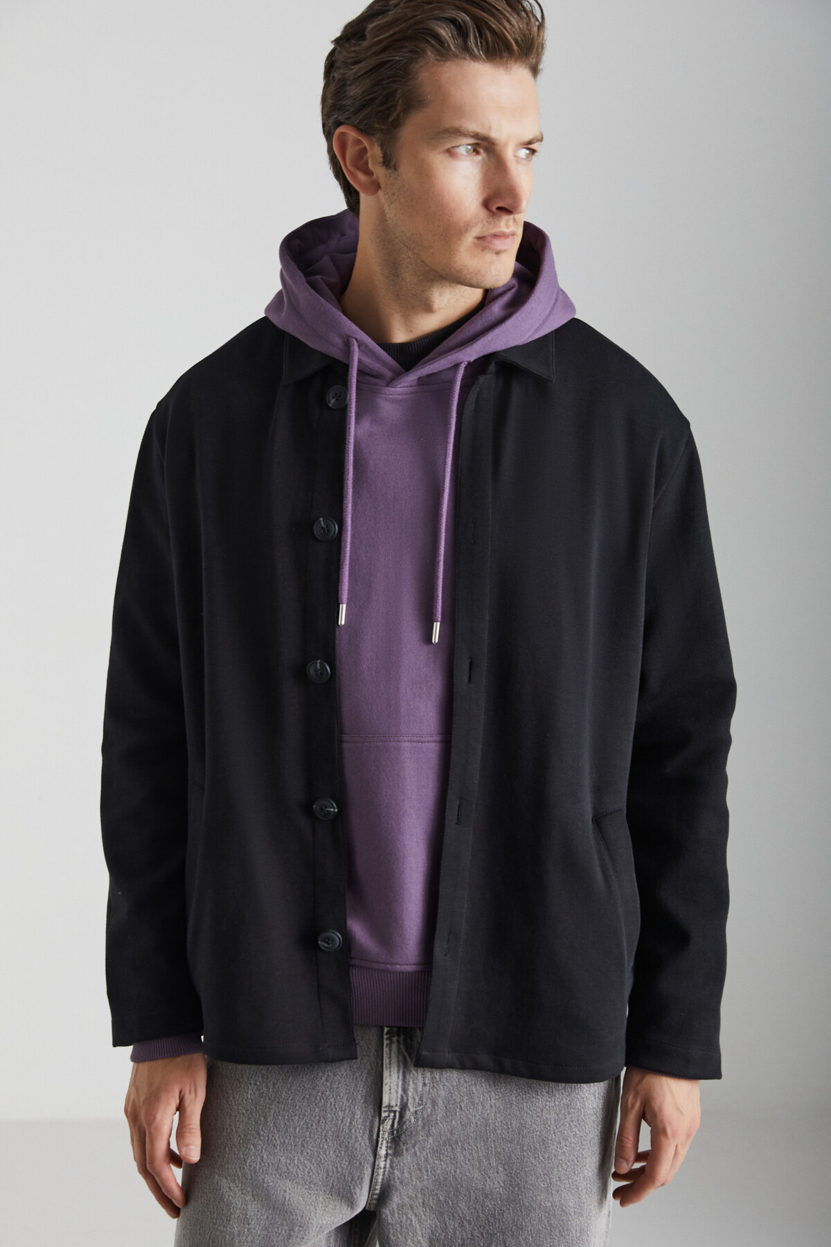 GRIMELANGE  CALIANTE Erkek Regular Siyah Ceket - Görsel 4