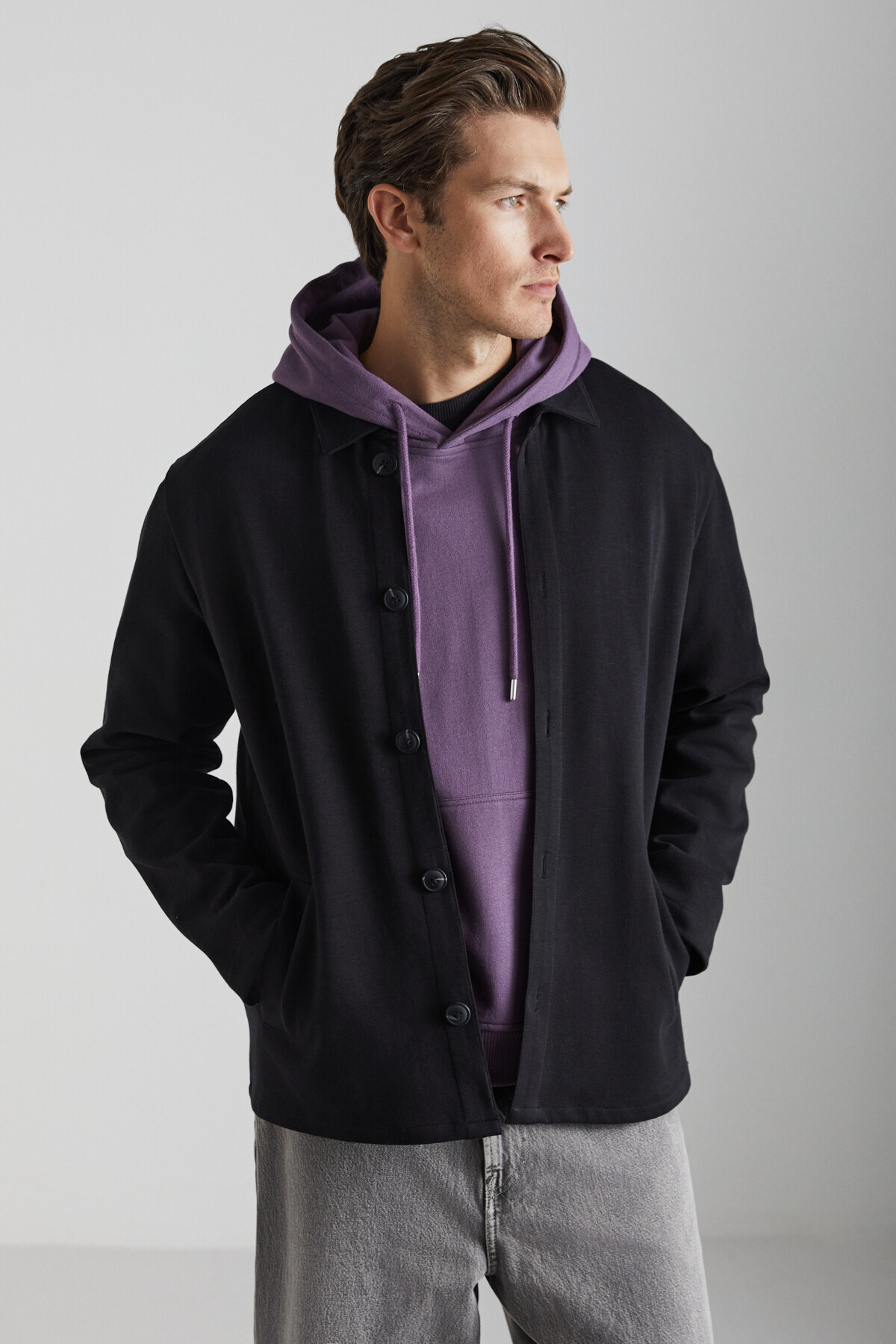 GRIMELANGE  CALIANTE Erkek Regular Siyah Ceket - Görsel 7