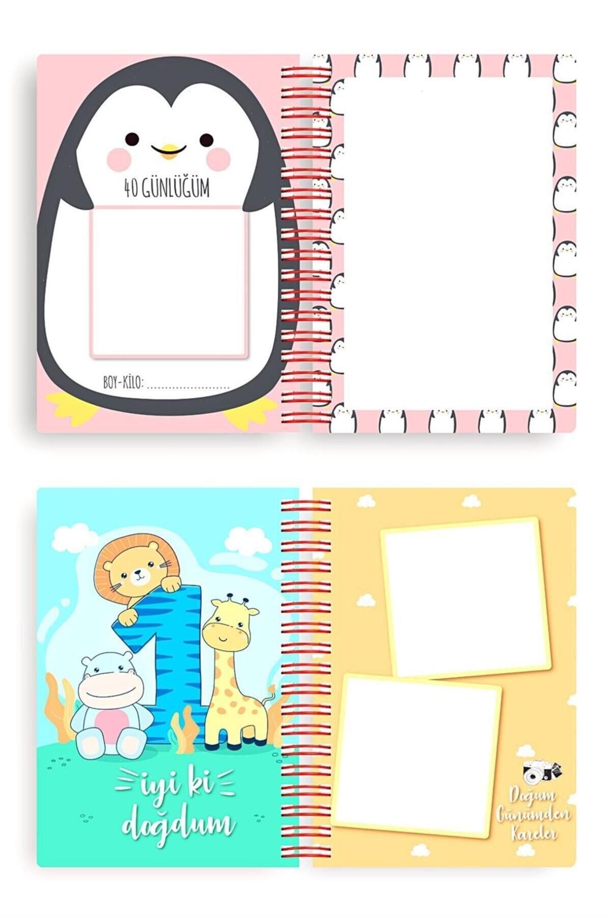 Le Color Bebek Anı Defteri ve Anne Hamile Albümü Pembe fotoğrafı 7 (önizleme)