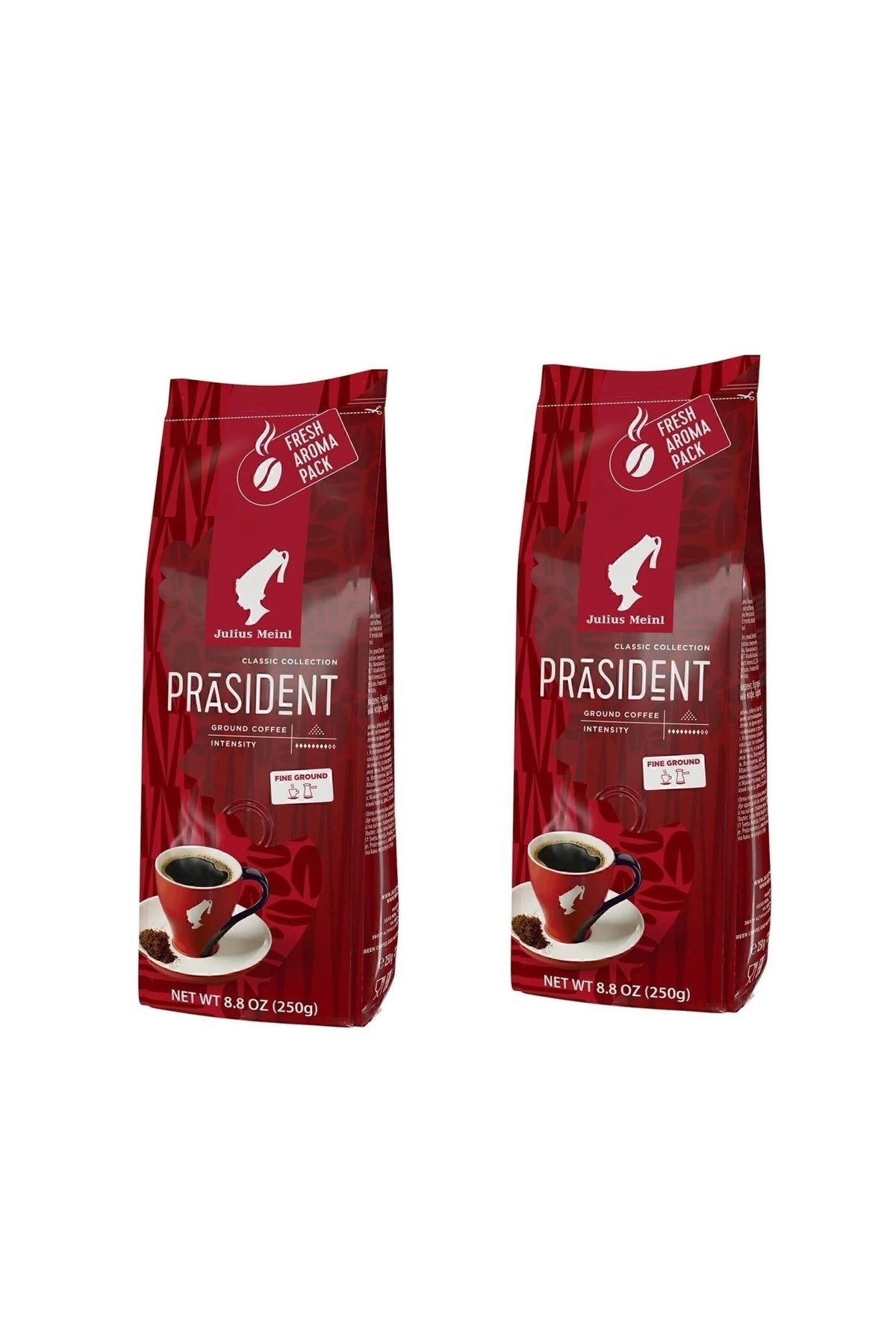 Julius Meinl President Filtre Kahve 250 gr 2li